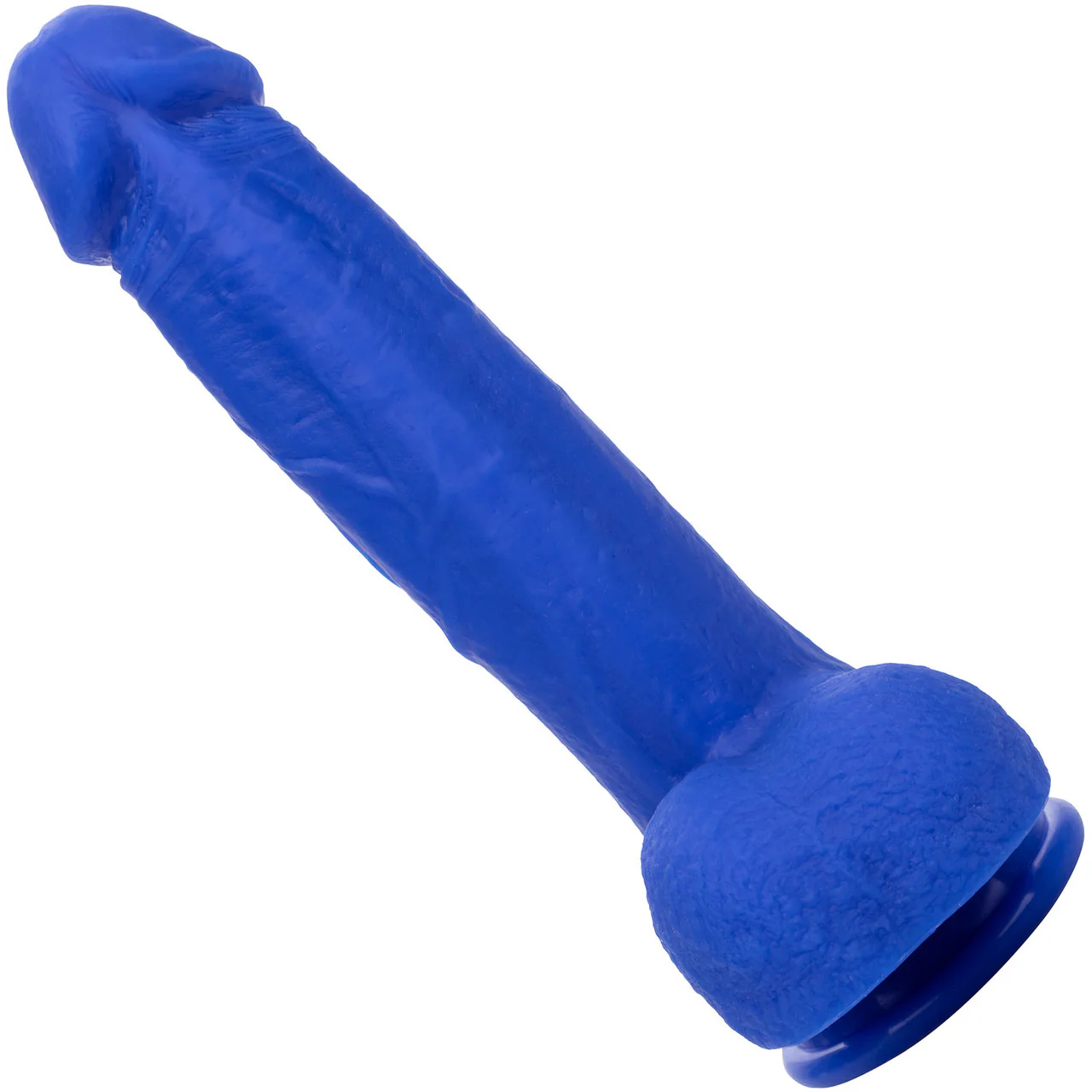 Admiral Captain 8" Rechargeable Waterproof Vibrating Silicone Suction Cup Dildo By CalExotics - Blue - Image 6