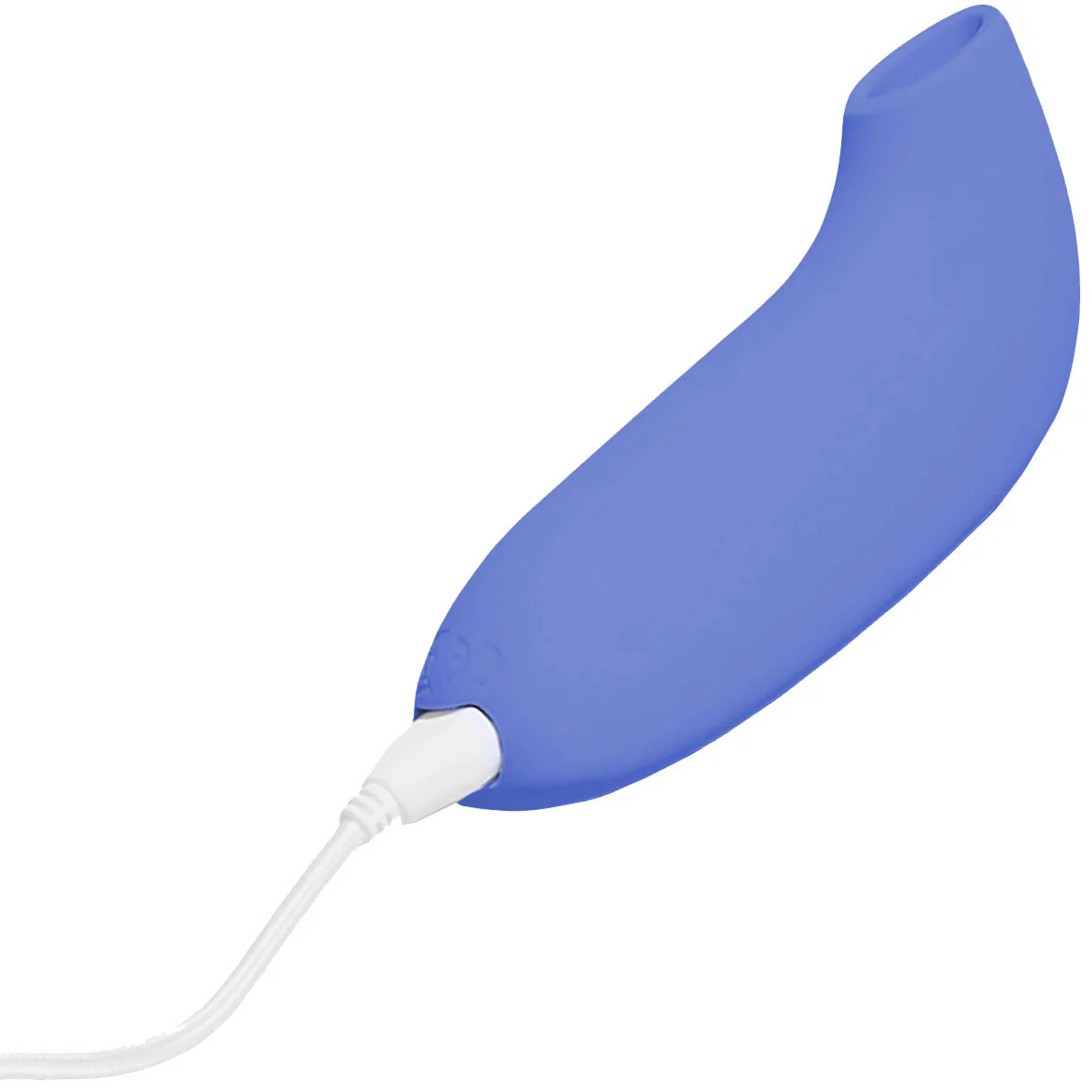 AER Silicone Rechargeable Waterproof Pressure Wave Suction Toy By Dame - Periwinkle - Image 4