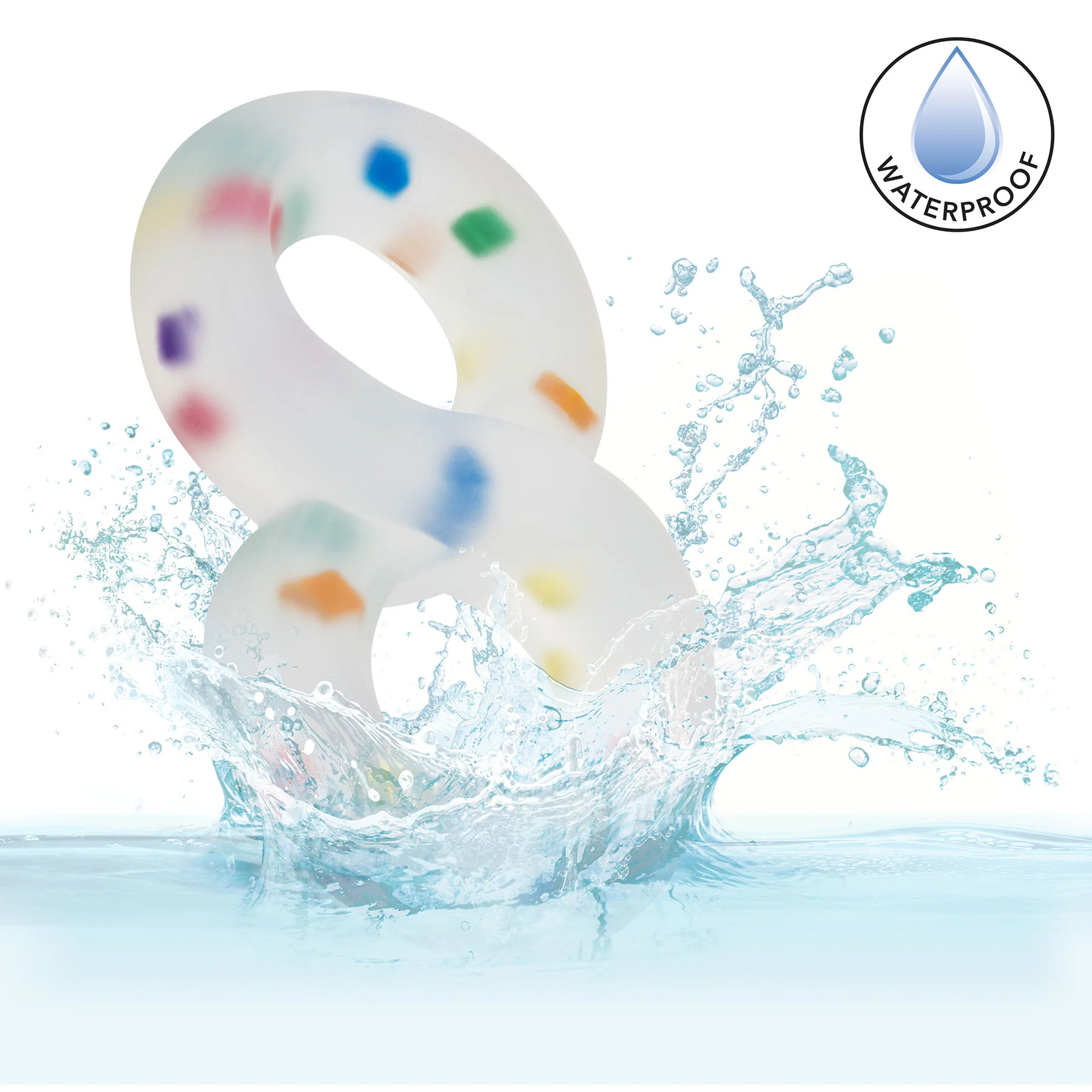 Alpha Liquid Silicone Crazy 8® Party Cock Ring - Image 4