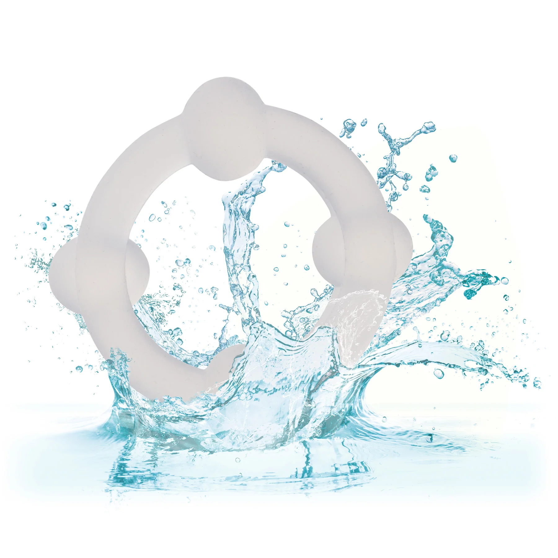 Alpha Liquid Silicone Double Stacker Rings 2 Piece Cock Ring Set - Image 4