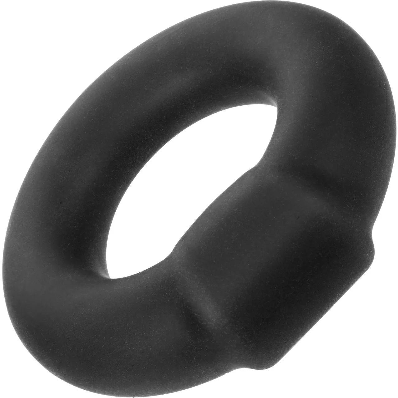 Alpha Liquid Silicone Optimum Cock Ring By CalExotics - Black - Image 3