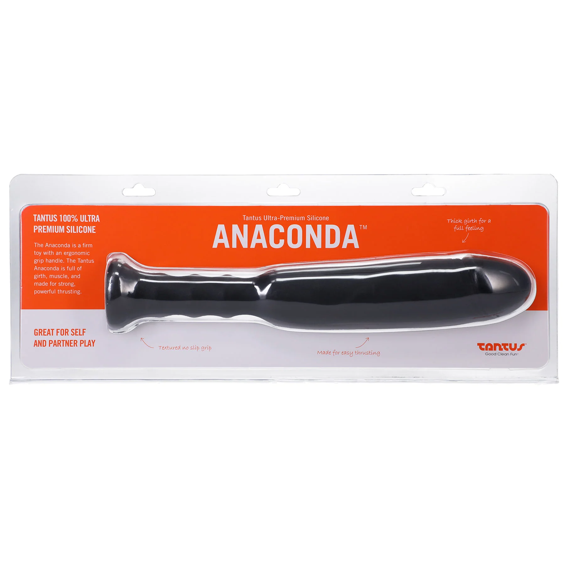 Anaconda Silicone Dildo With Handle By Tantus - Image 2