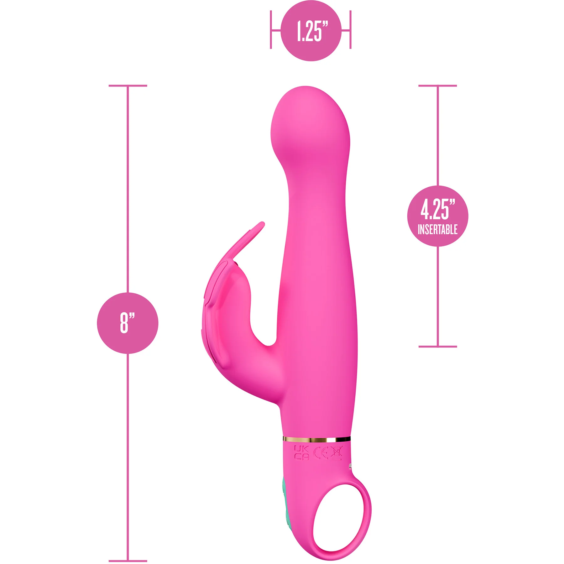 ARIA® Naughty AF 2.0 Rechargeable Silicone G-Spot Vibrator By Blush - Image 11