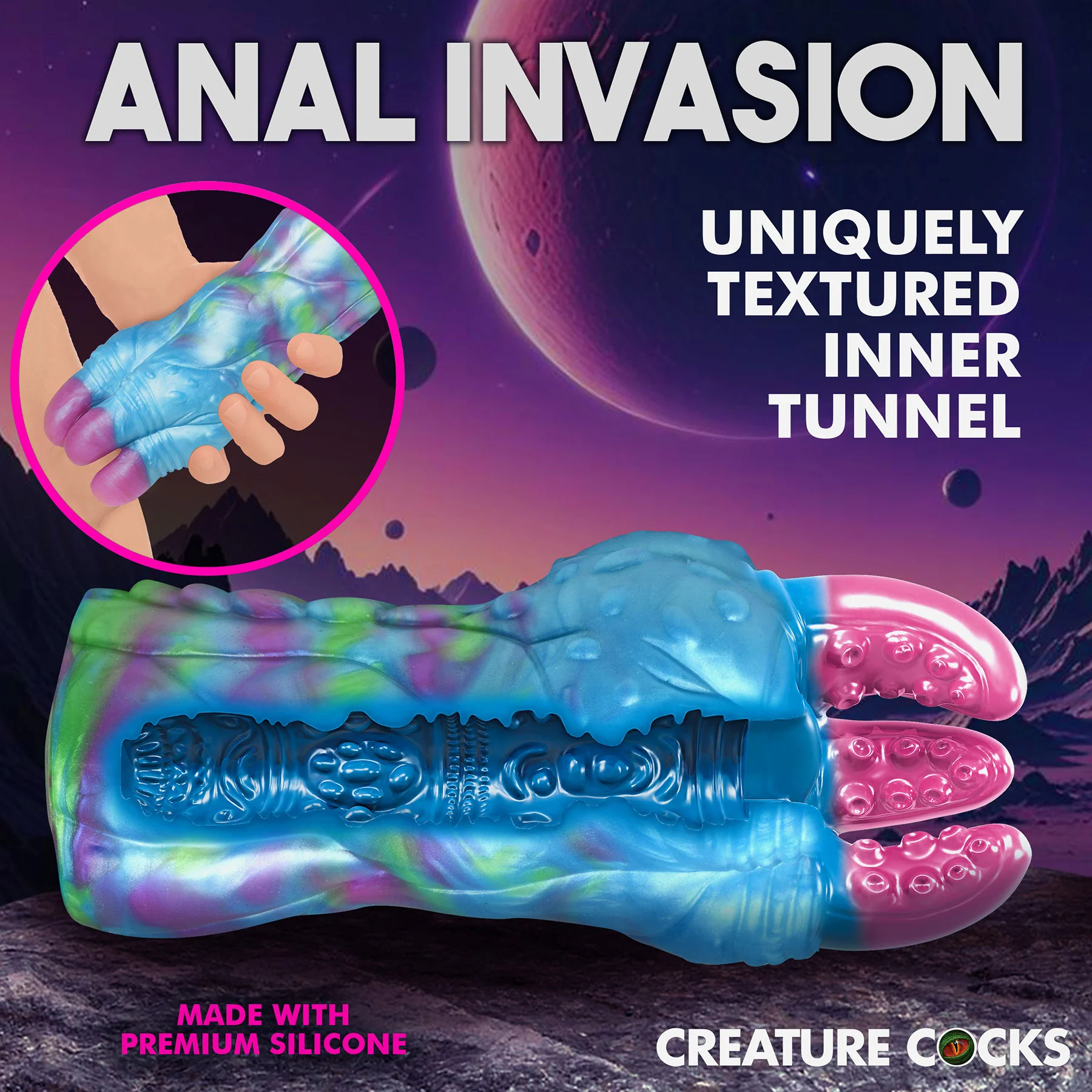 Asstra Silicone Ass Penis Stroker By Creature Cocks - Image 4
