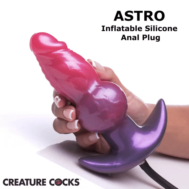 Astro Inflatable Silicone Anal Plug By Creature Cocks - Image 2