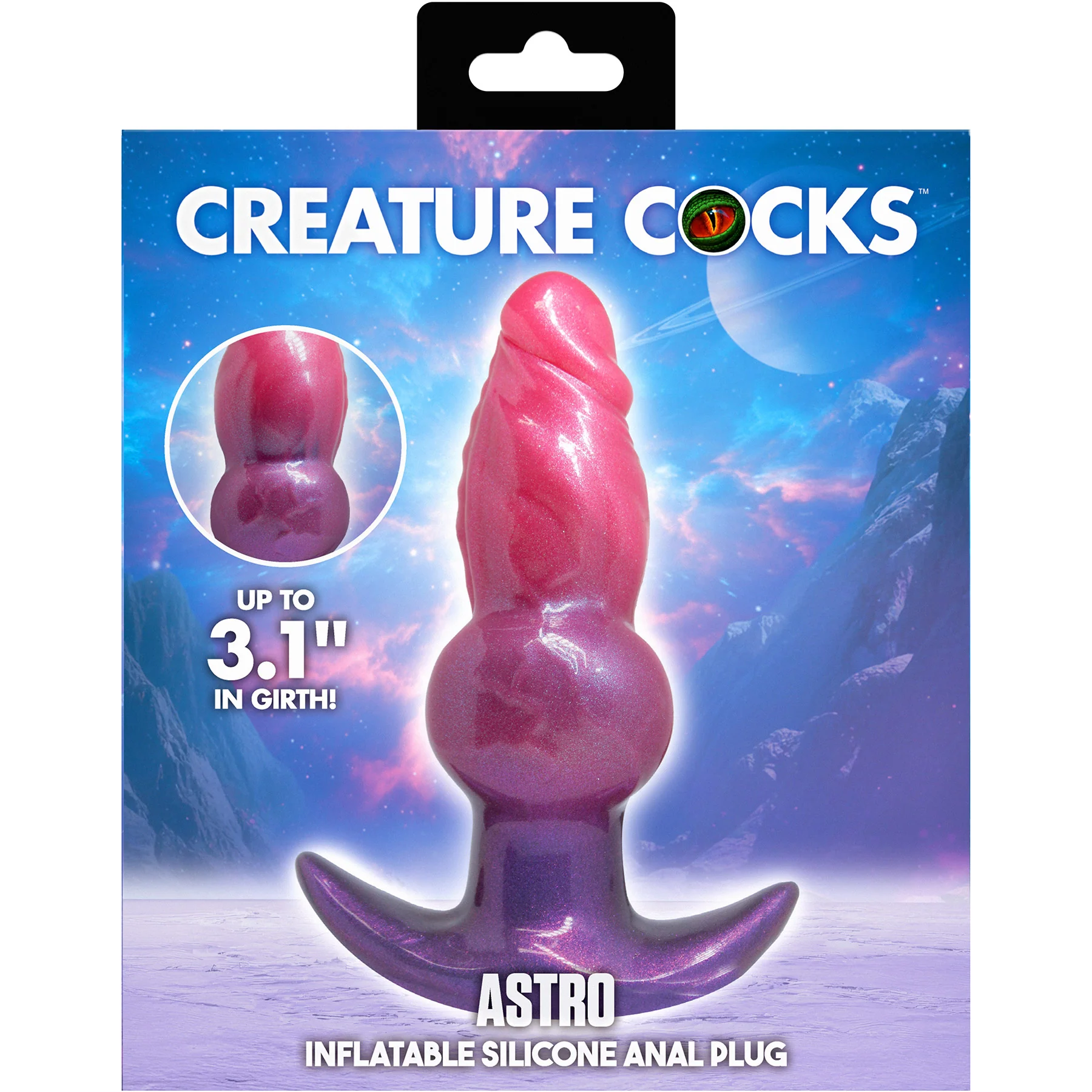 Astro Inflatable Silicone Anal Plug By Creature Cocks - Image 9