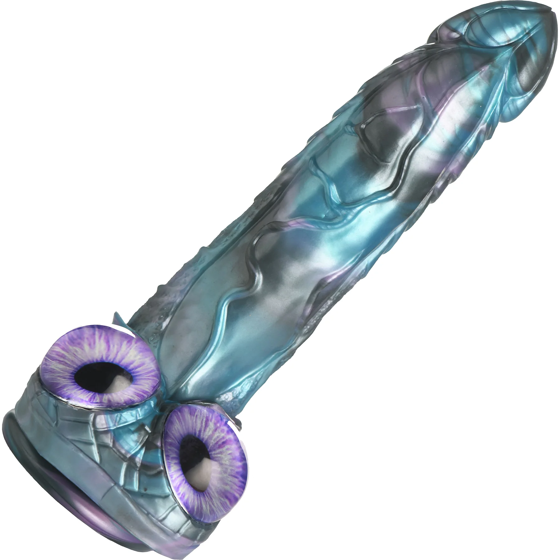 Astro Thrust 8" Thrusting & Vibrating Silicone Suction Cup Dildo With Remote By Creature Cocks - Image 5
