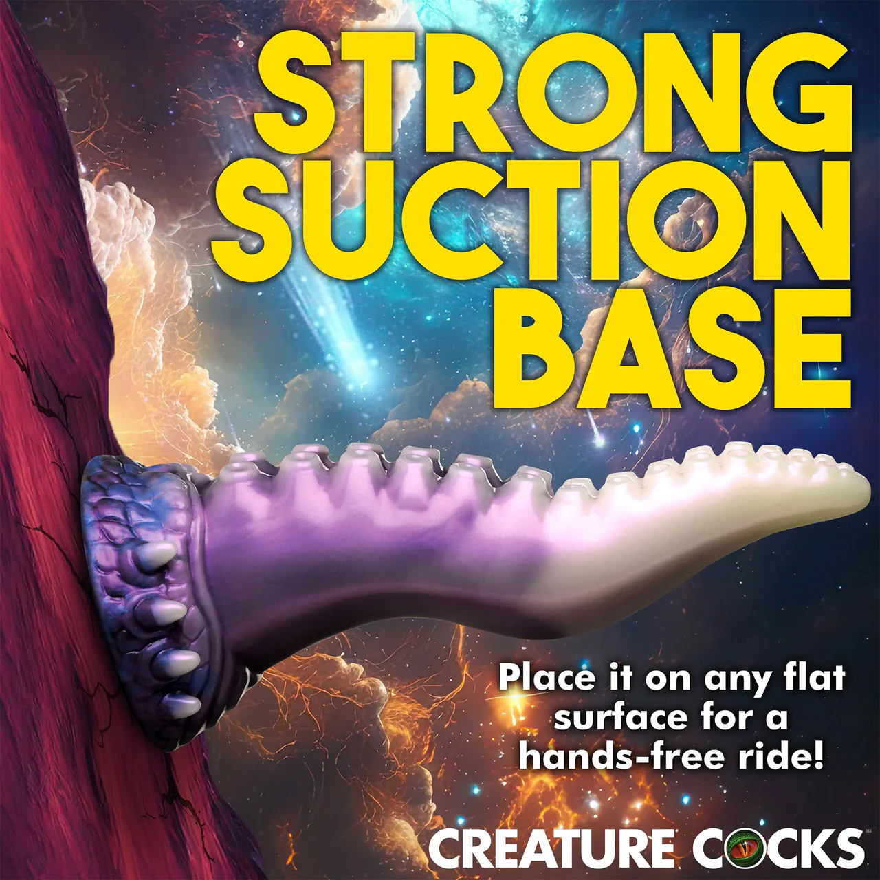 Astropus Tentacle 8.75" Silicone Suction Cup Dildo By Creature Cocks - Image 10