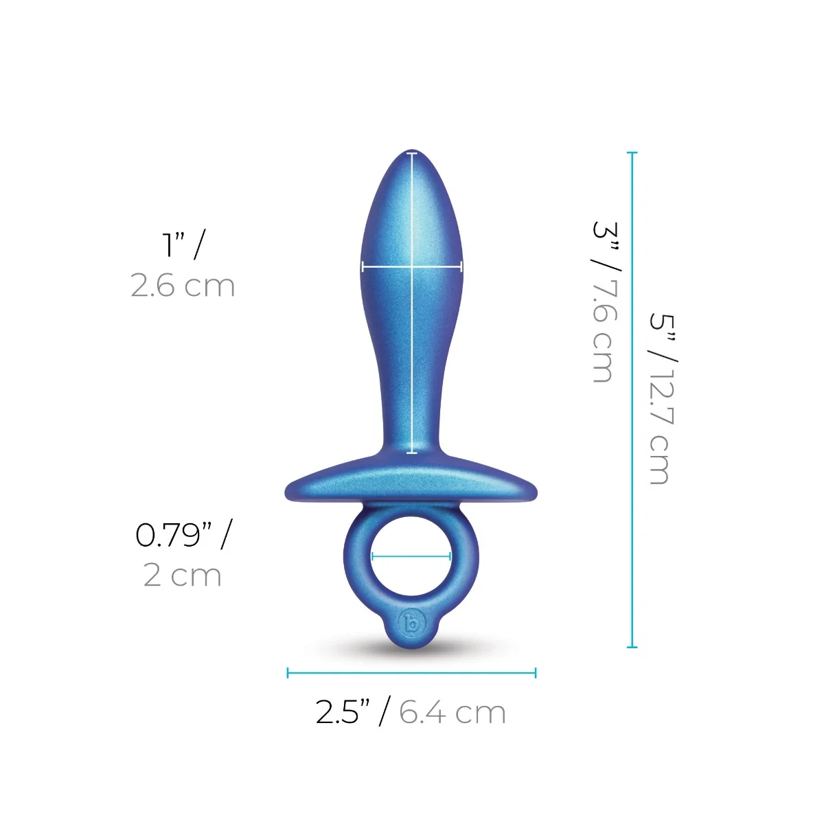 b-Vibe Butties Slide Silicone Butt Plug - Image 7