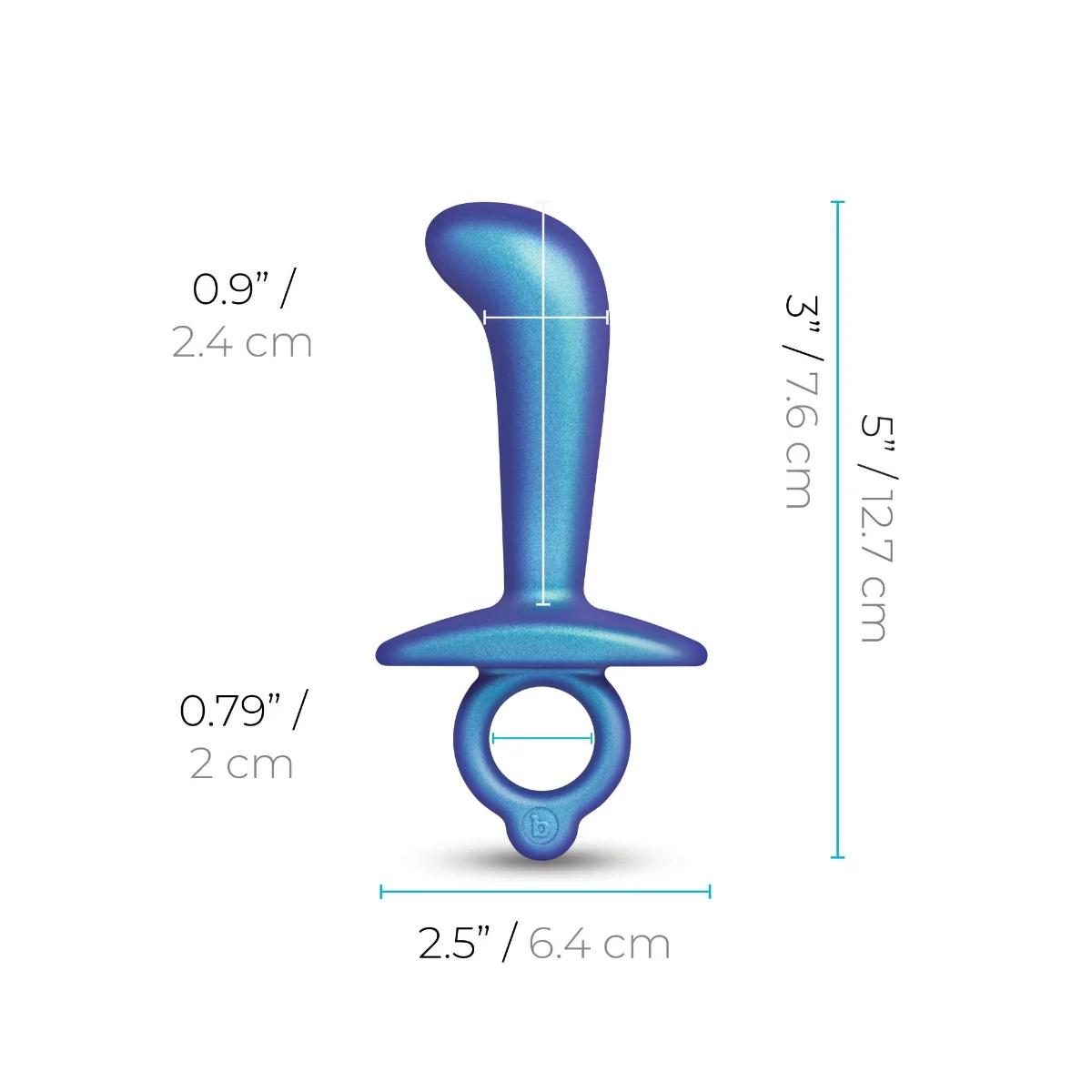 b-Vibe Butties Thumb Silicone Prostate Plug - Image 7