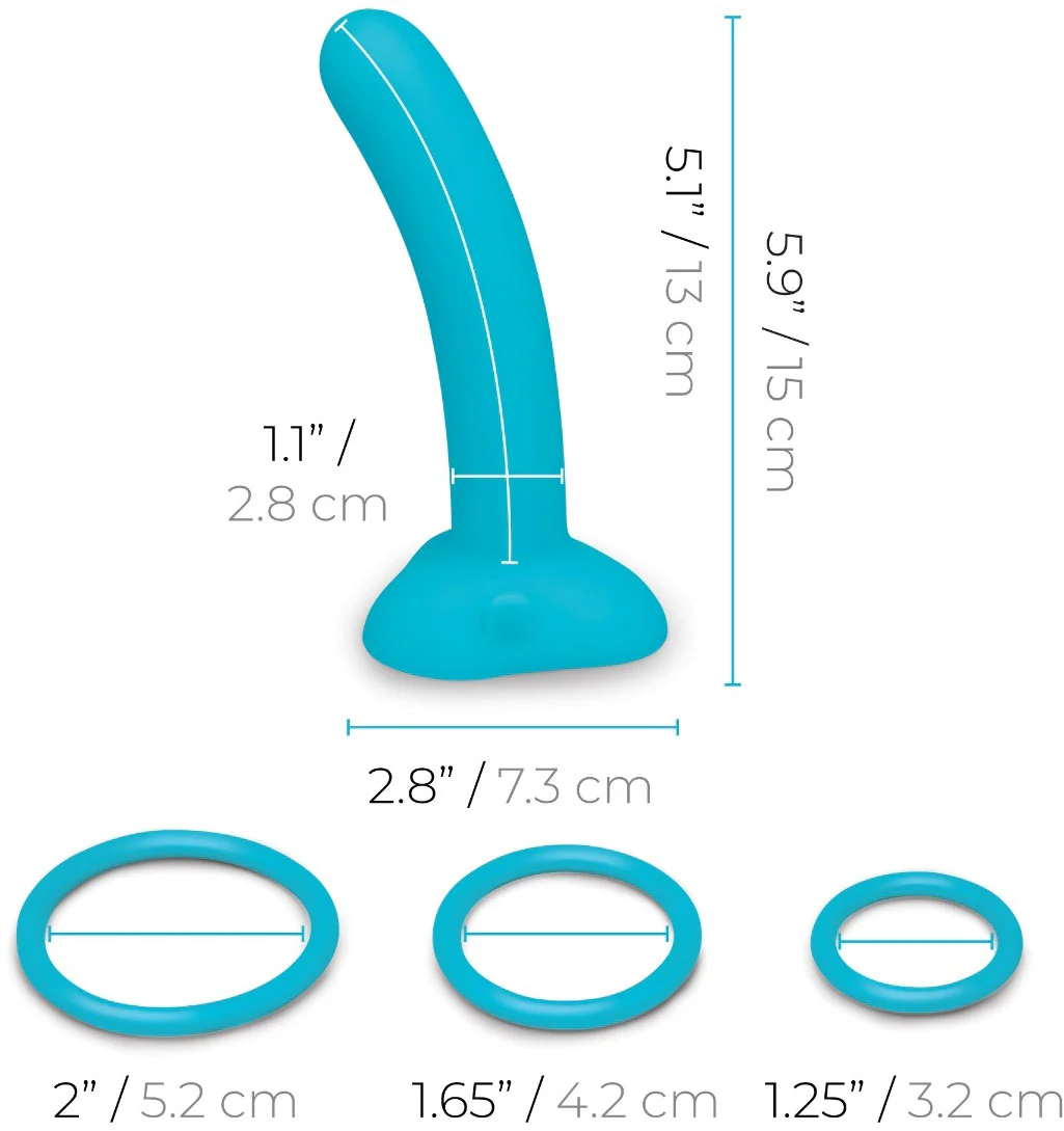 b-Vibe Every Body Strap-On Harness Set With 6 Inch Silicone Dildo Peg - Image 12