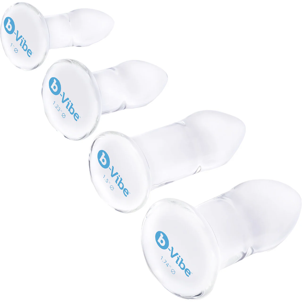 b-Vibe Glass Anal Dilators 4 Piece Set - Image 11