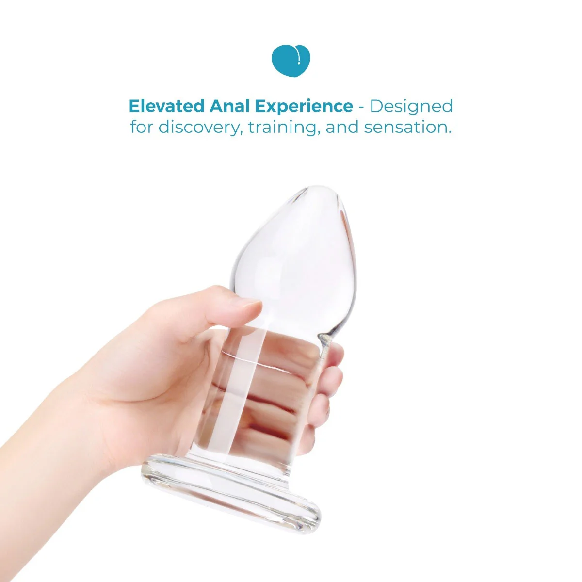 b-Vibe Intermediate Glass Anal Dilators 2 Piece Set - Image 12
