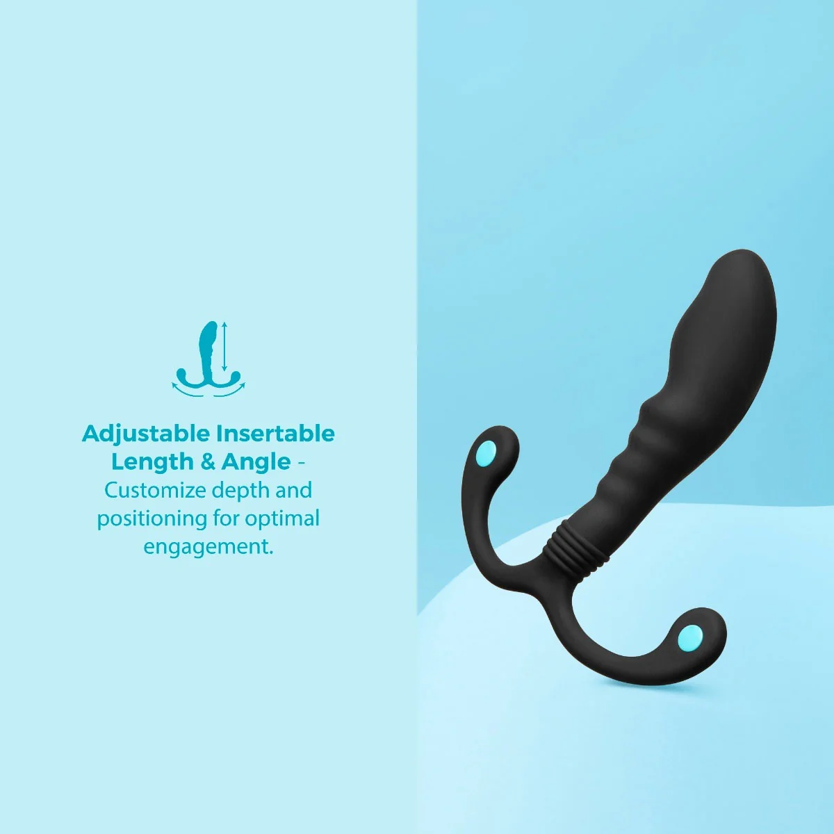 b-Vibe P-Spot Apex Bend Hands-Free Ridged Silicone Prostate Massager - Image 10