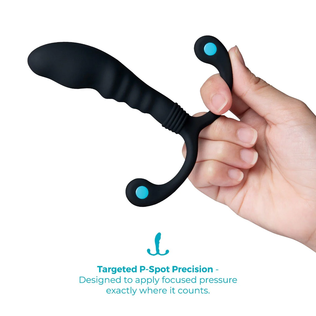 b-Vibe P-Spot Apex Bend Hands-Free Ridged Silicone Prostate Massager - Image 13