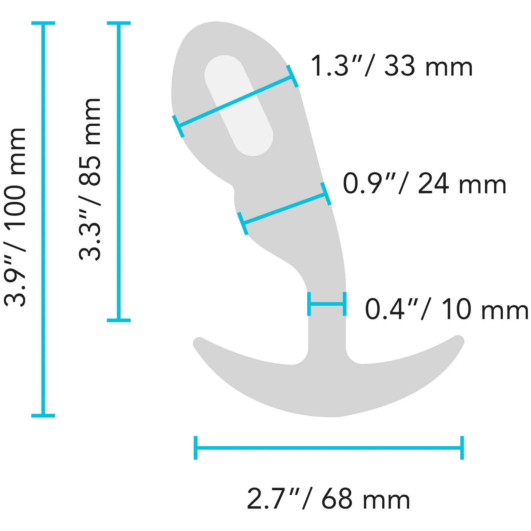 b-Vibe P-Spot Snug Plug Weighted & Vibrating Silicone Prostate Plug With Remote - Image 31