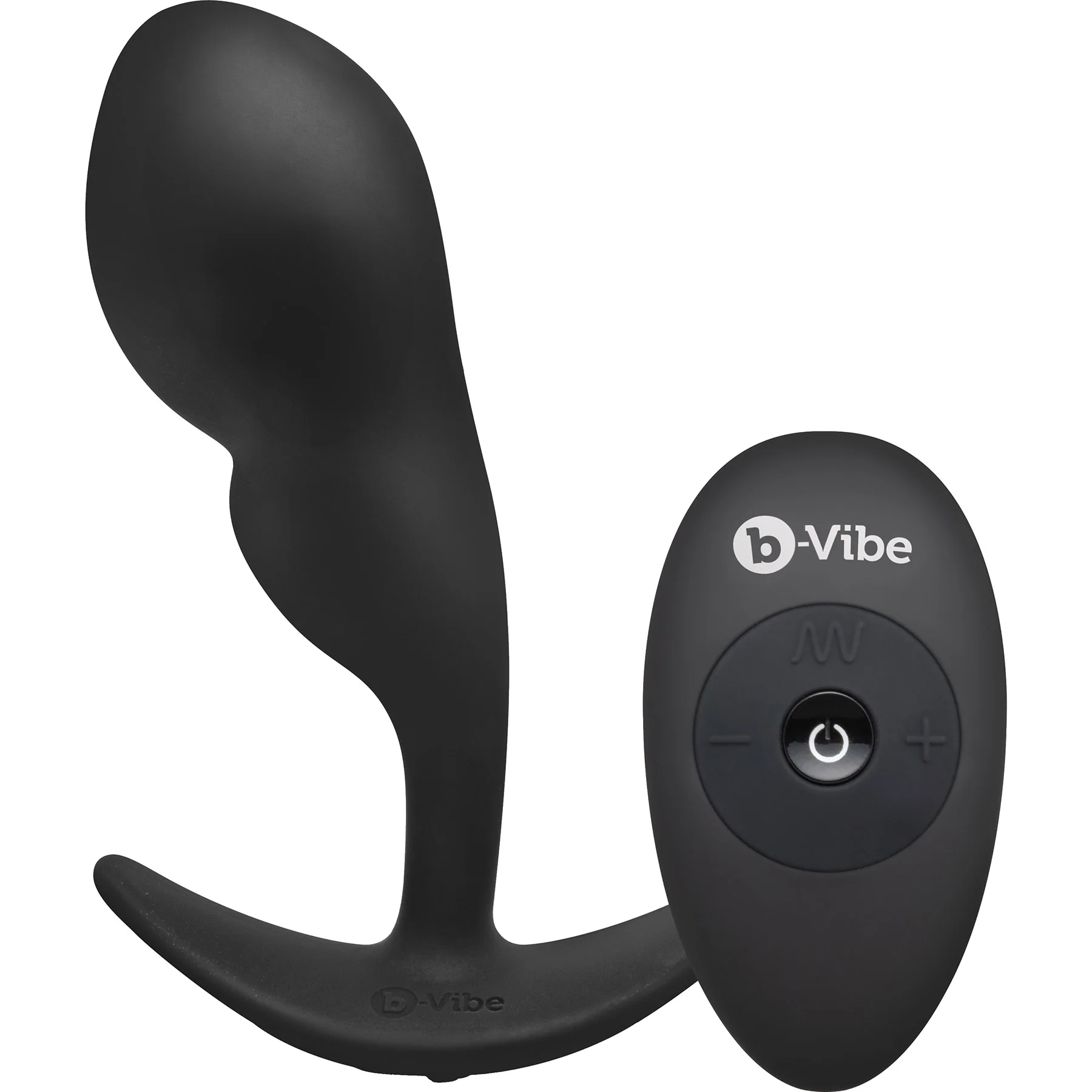 b-Vibe P-Spot Snug Plug Weighted & Vibrating Silicone Prostate Plug With Remote - Image 6