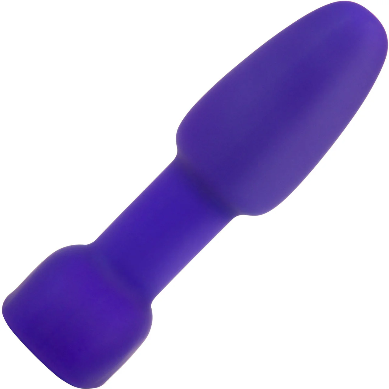 b-Vibe Rimming Plug Petite Silicone Remote Control Vibrating Anal Toy - Purple - Image 3
