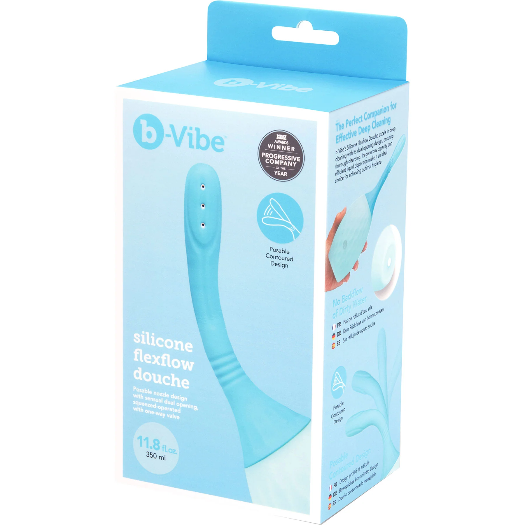 b-Vibe Silicone Flexflow Anal Douche - Image 21