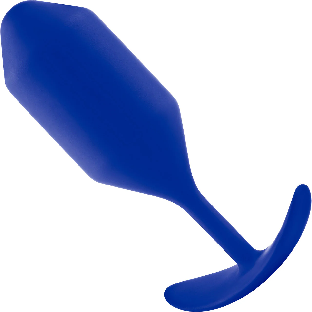 b-Vibe Snug Plug 4 Extra-Large Silicone Weighted Butt Plug - Navy - Image 2