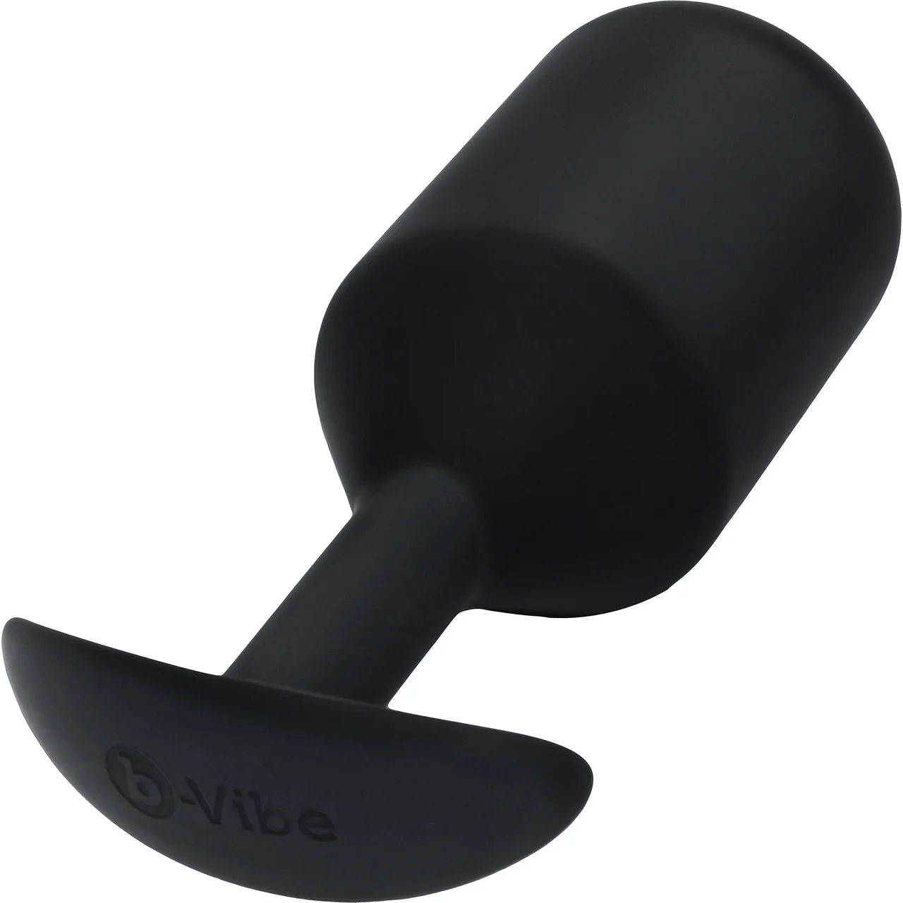 b-Vibe Snug Plug 7 XXXXL Silicone Weighted Butt Plug - Black - Image 3