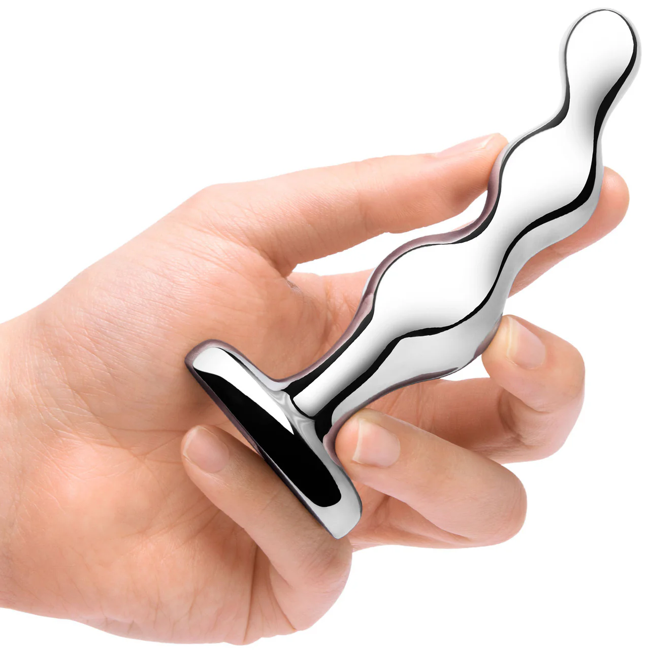 b-Vibe Stainless Steel Anal Beads - Image 2