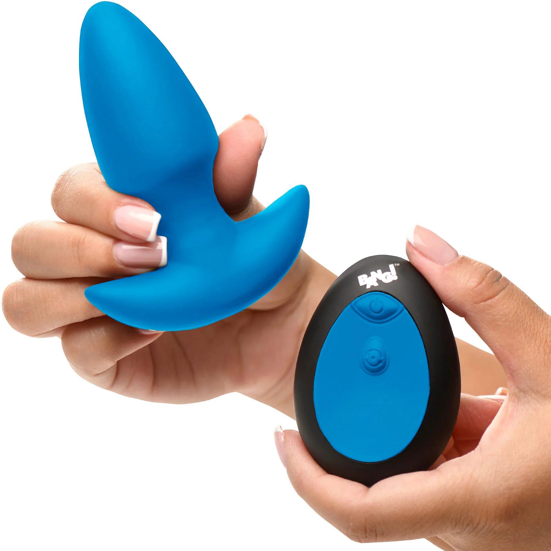 BANG! Thrusting & Vibrating Rechargeable Silicone Butt Plug With Remote - Image 32