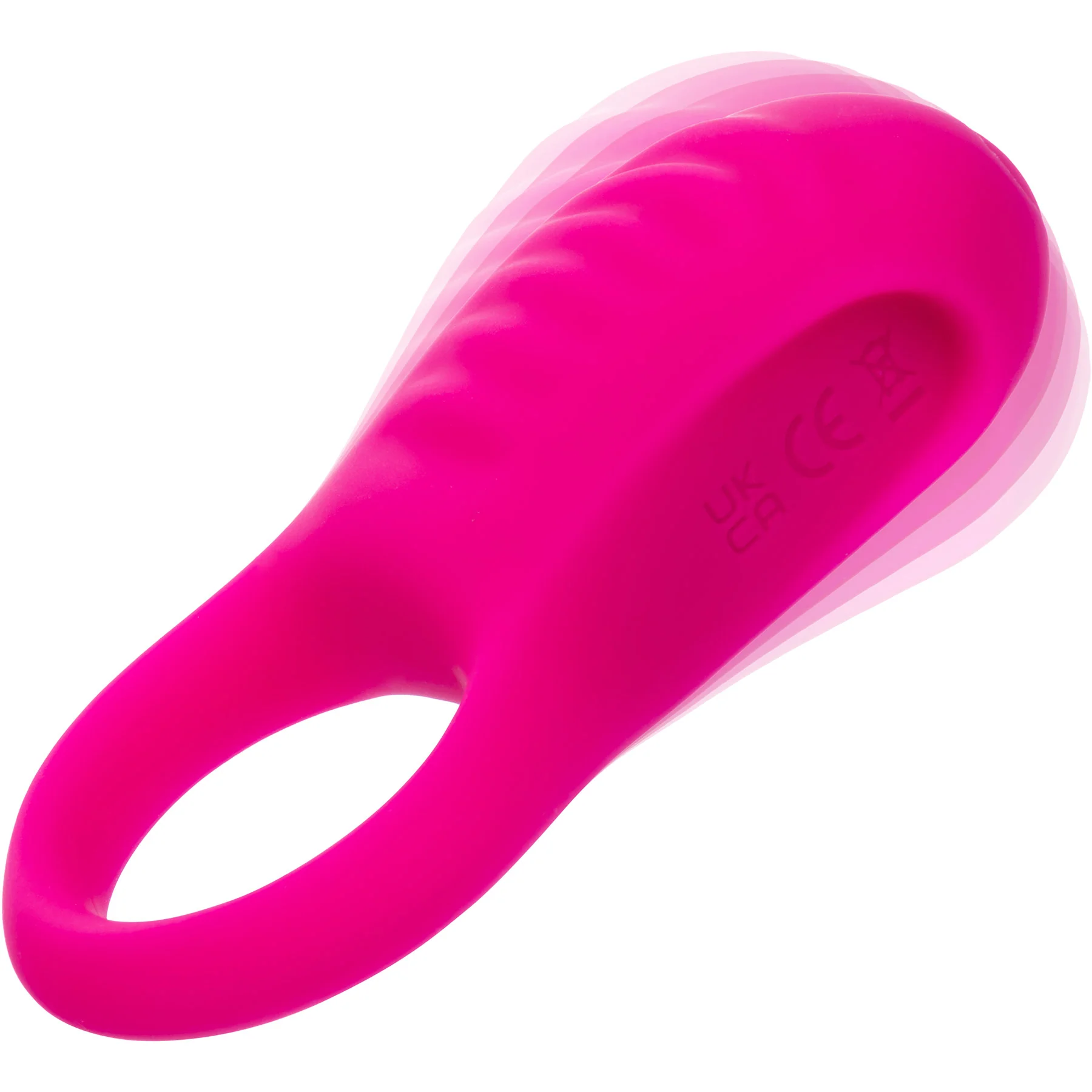 Basic Essentials® Rechargeable Ridge Rider Cock Ring By CalExotics - Image 4