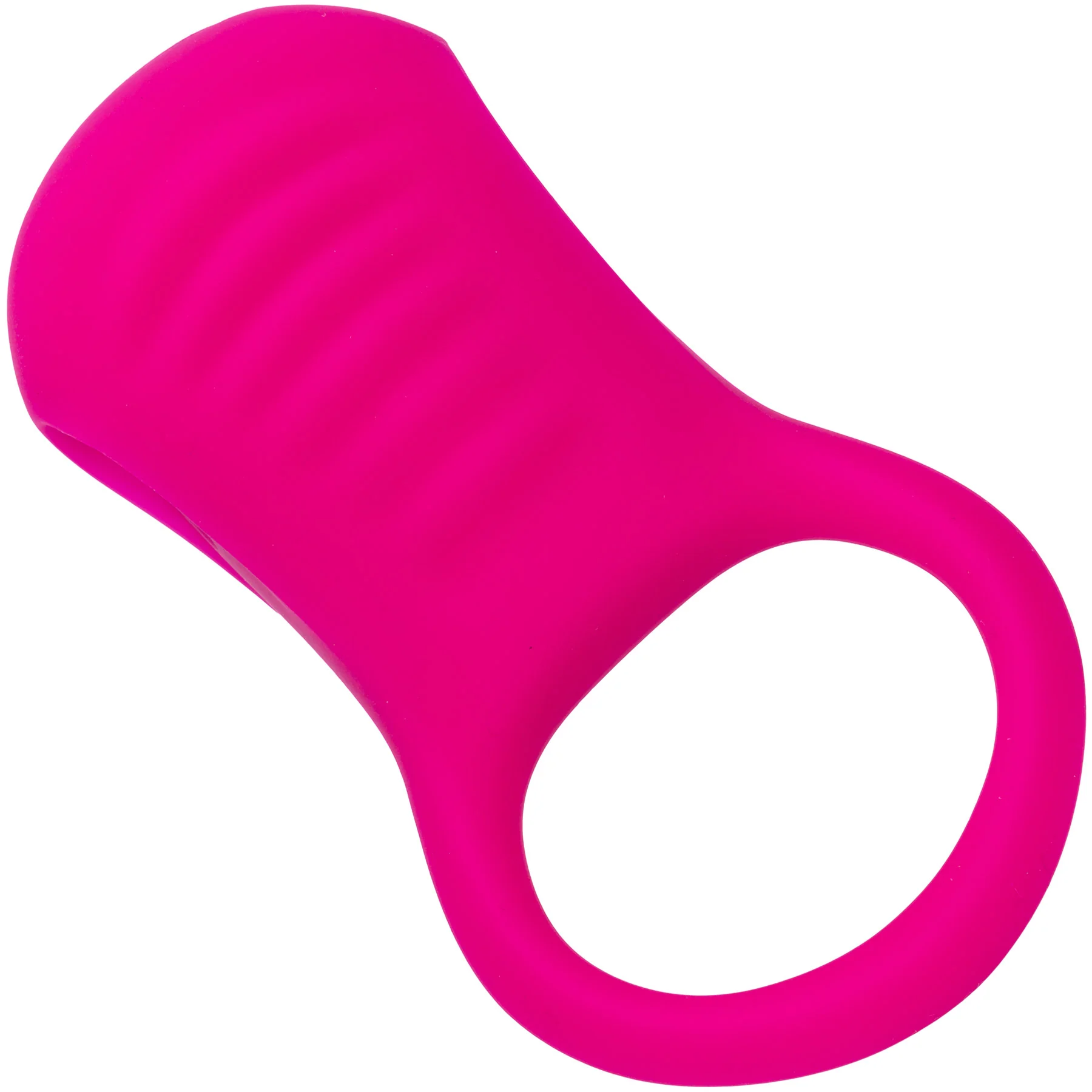 Basic Essentials® Rechargeable Ridge Rider Cock Ring By CalExotics - Image 5