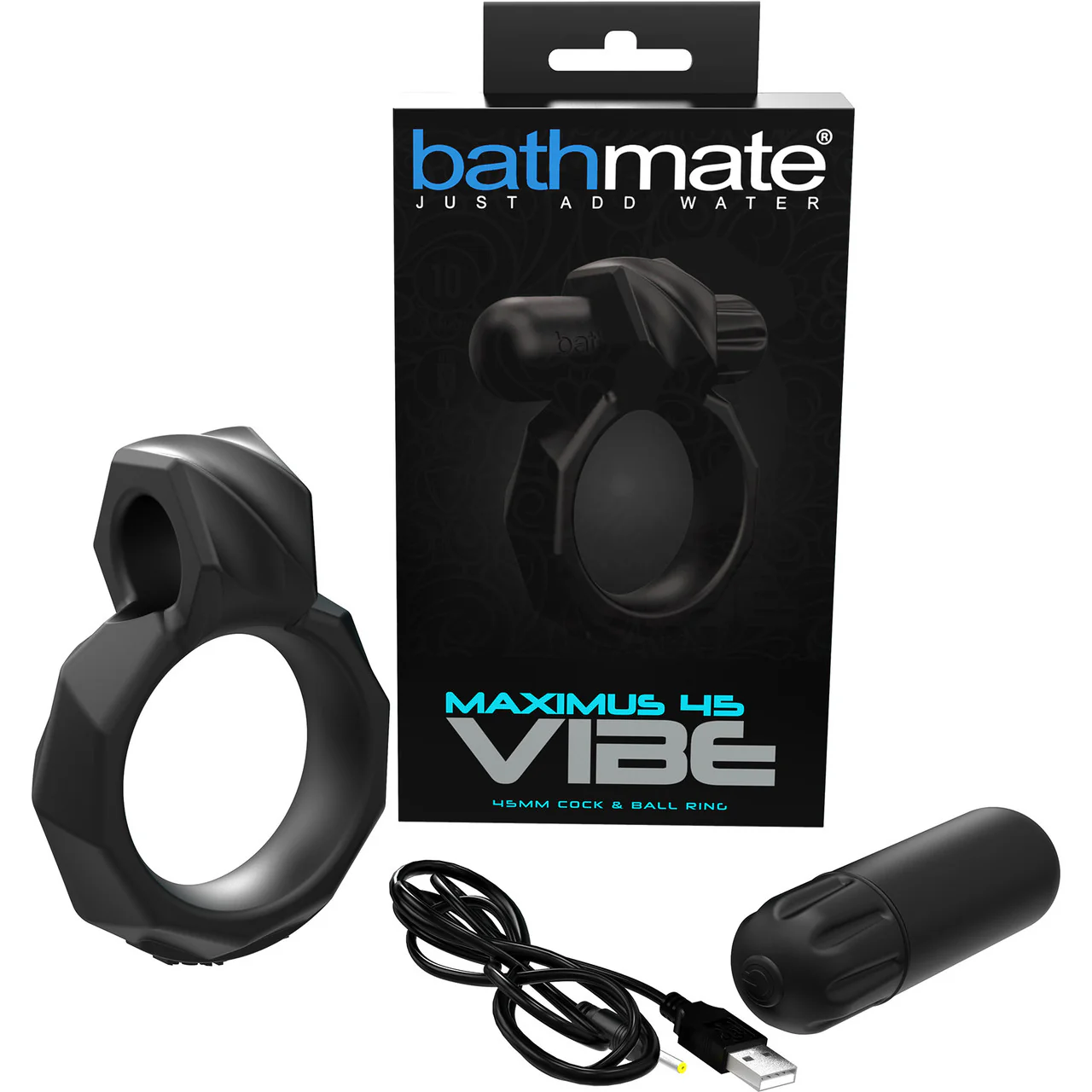 Bathmate Maximus Vibe 45 Rechargeable Silicone Vibrating Cock Ring - Image 6