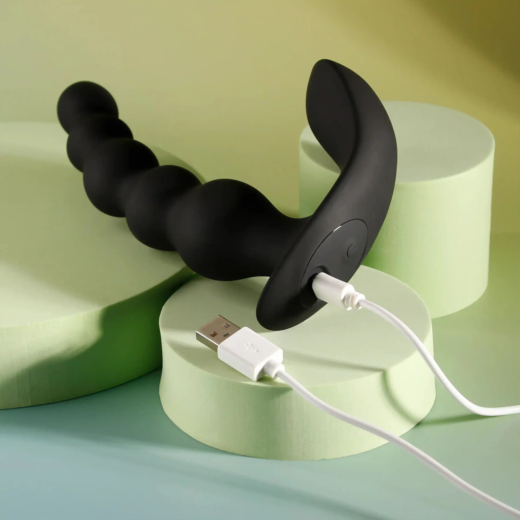 Bead Me Up Rechargeable Silicone Vibrating Anal Beads With Remote By Evolved Novelties - Image 6