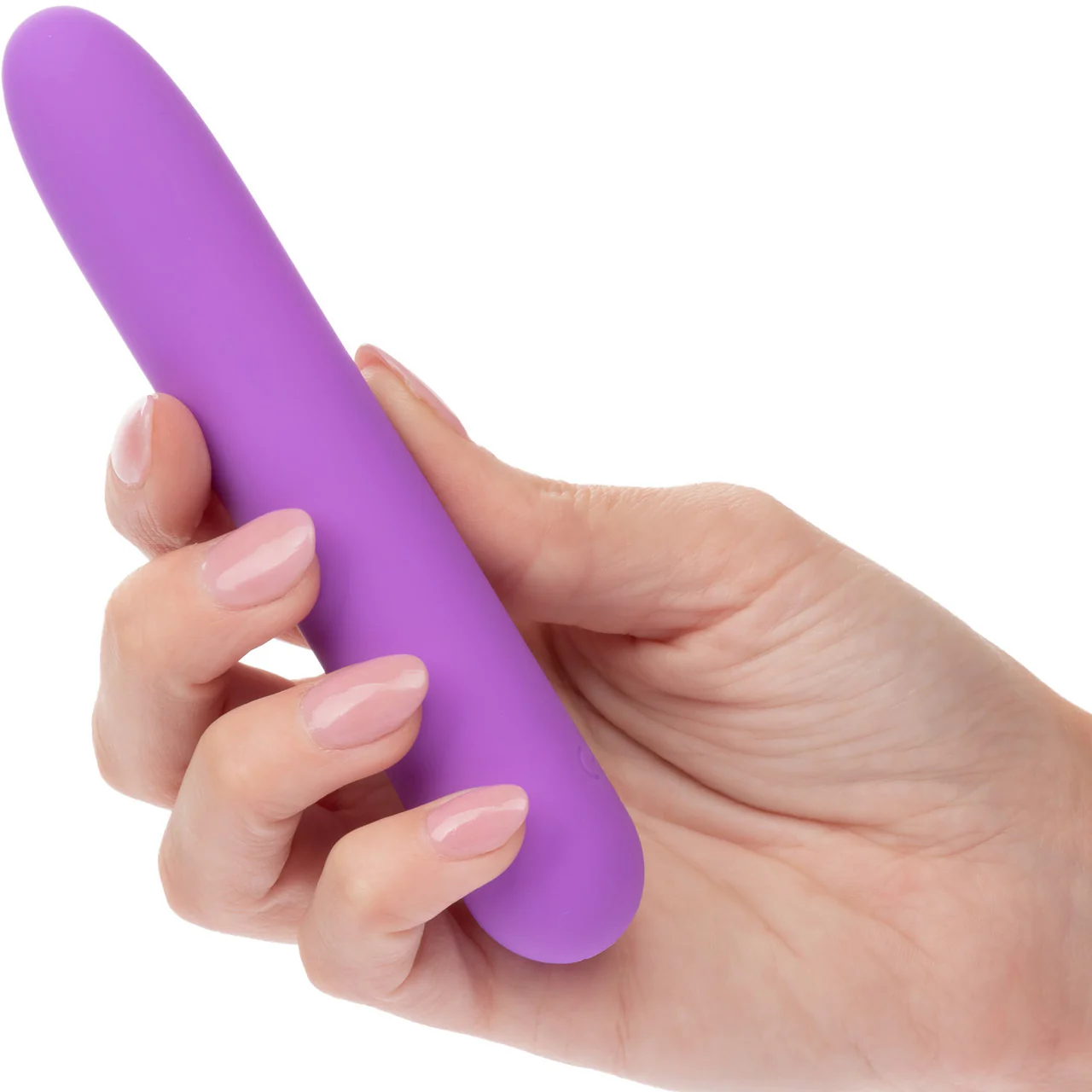 Bliss Liquid Silicone Rechargeable Waterproof Mini Vibrator - Purple - Image 6