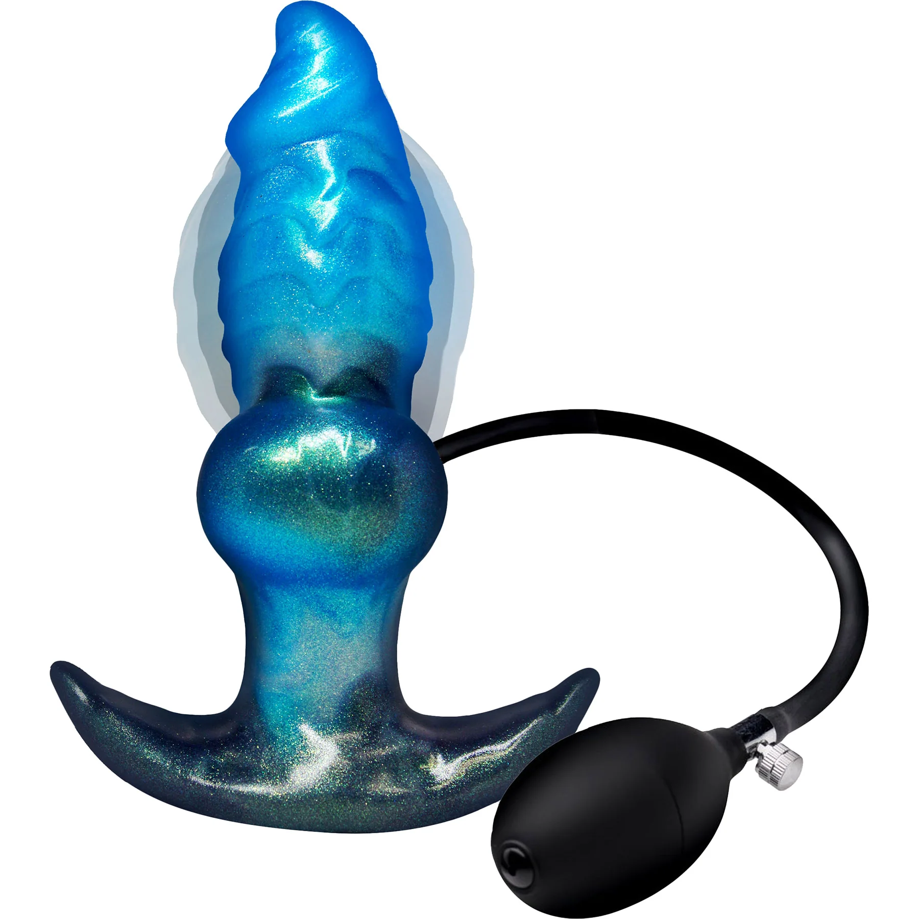 Blizzard Inflatable Silicone Anal Plug By Creature Cocks - Image 4