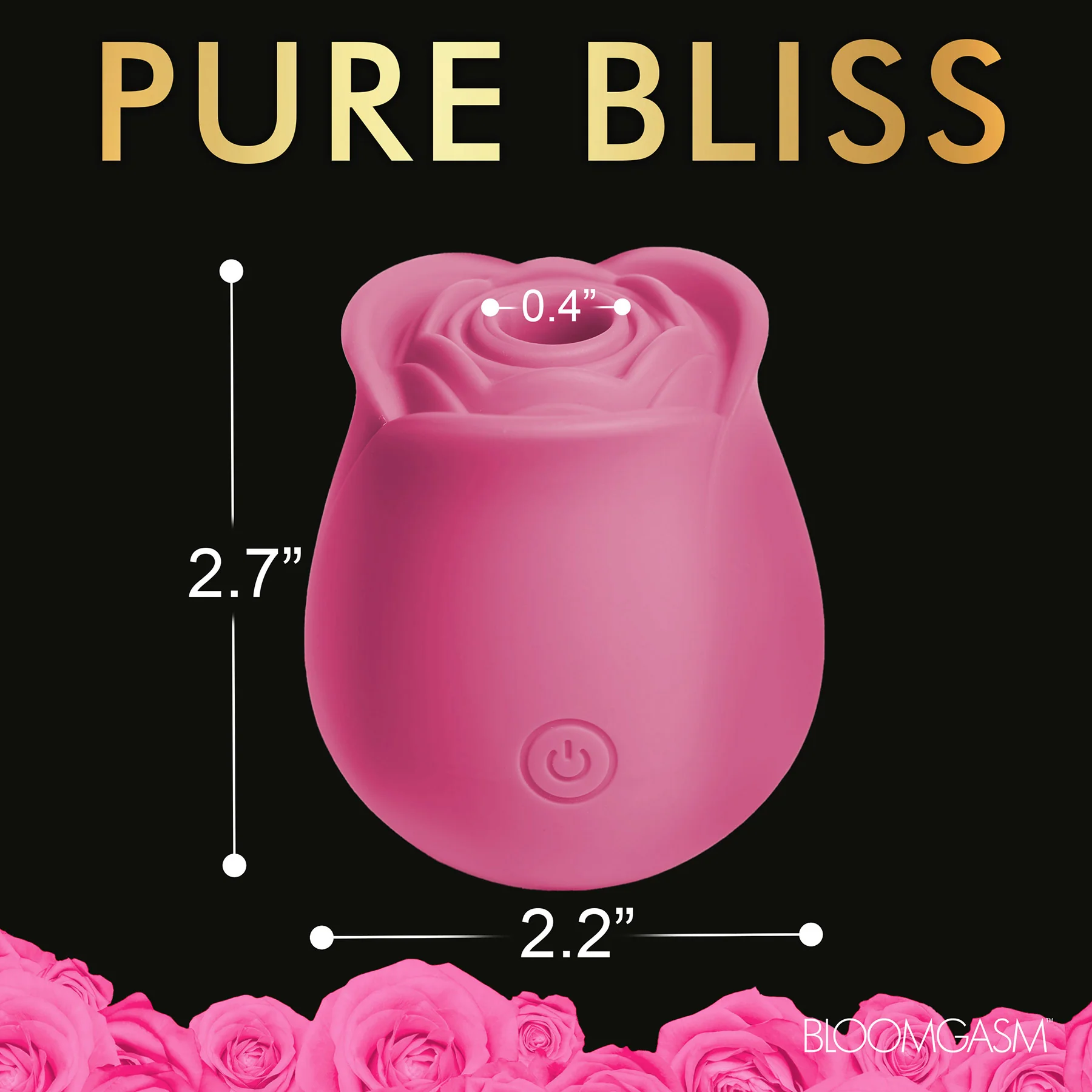Bloomgasm The Perfect Rose Silicone Pressure Wave Clitoral Stimulator - Image 8