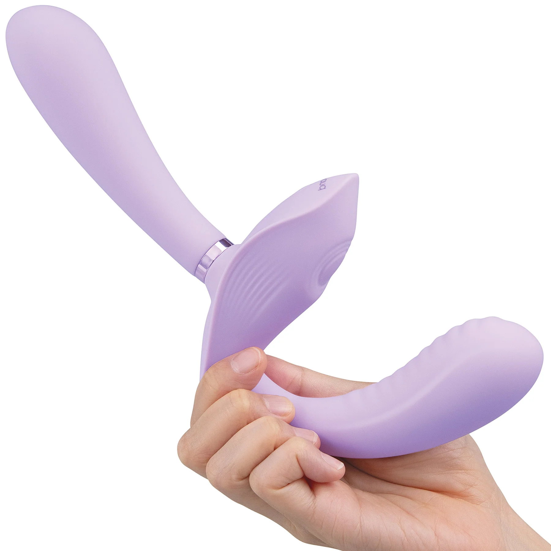 Bodywand I.D. Petal Vibrating Rechargeable Silicone Strapless Strap-On - Image 2
