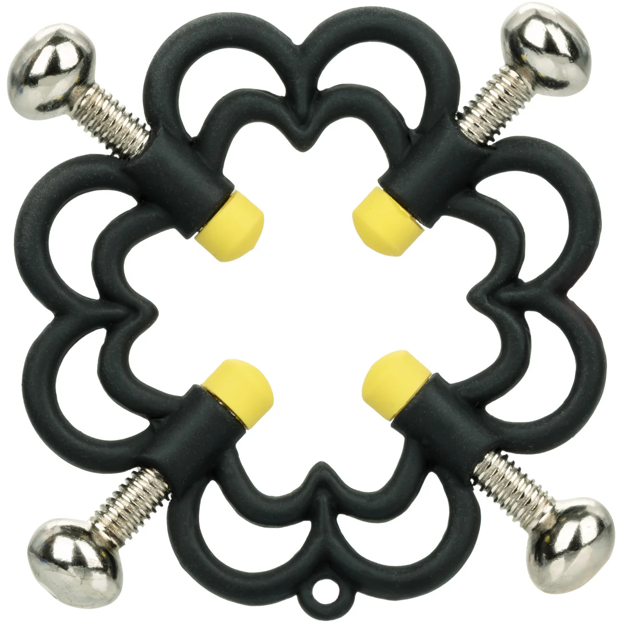 Boundless Nipple Grips Power Grip 4-Point Nipple Press By CalExotics - Black - Image 5