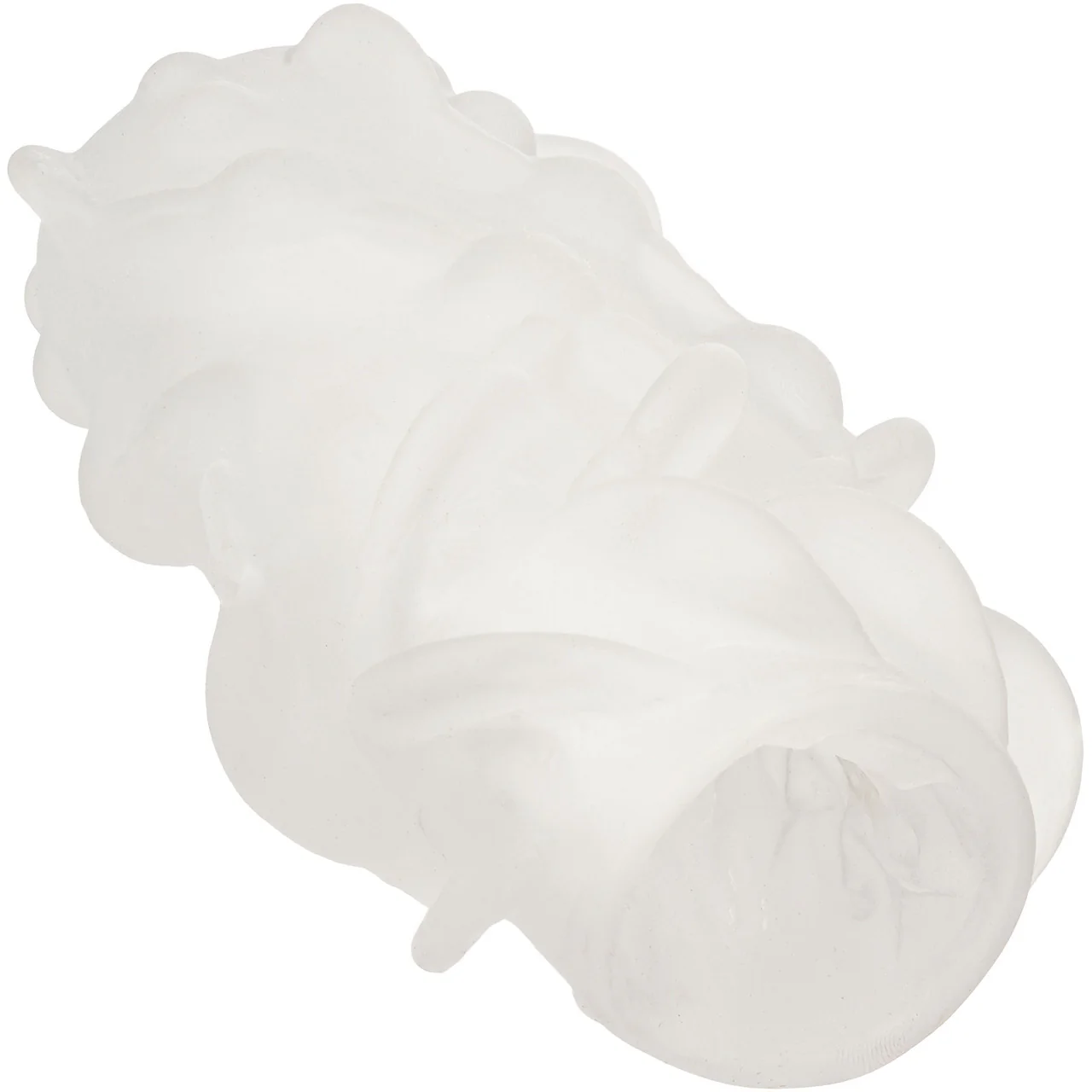 Boundless Reversible Squishy Ball Stroker Penis Masturbator By CalExotics - Yellow - Image 5
