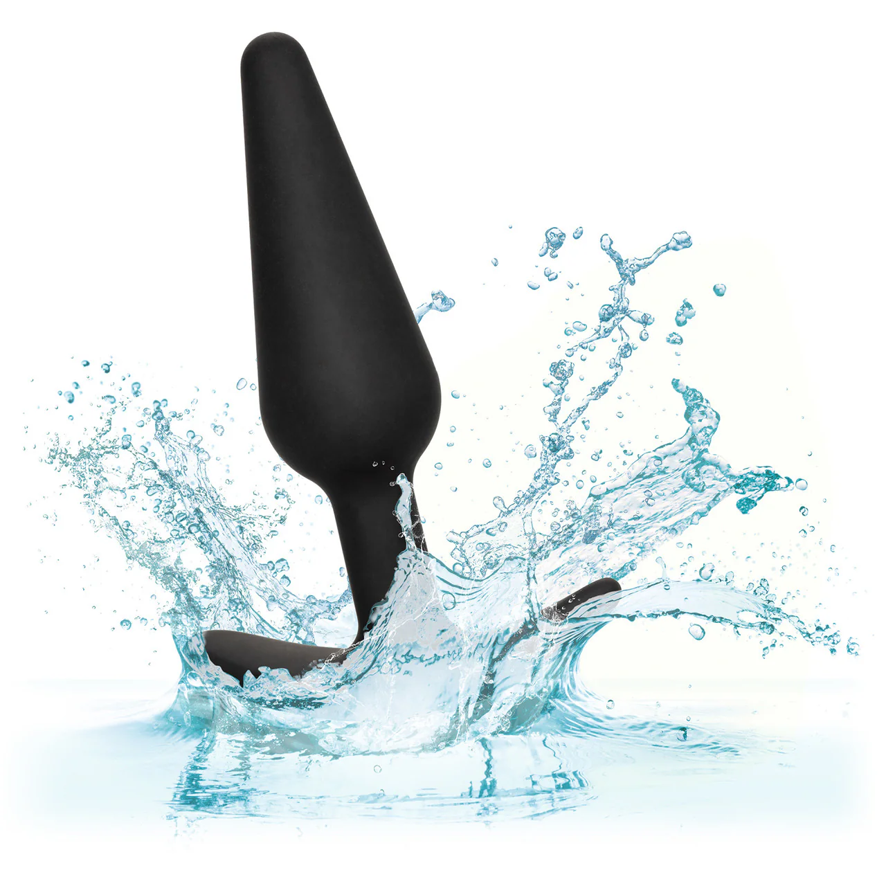 Boundless Slim Plug Silicone Butt Plug By CalExotics - Black - Image 6