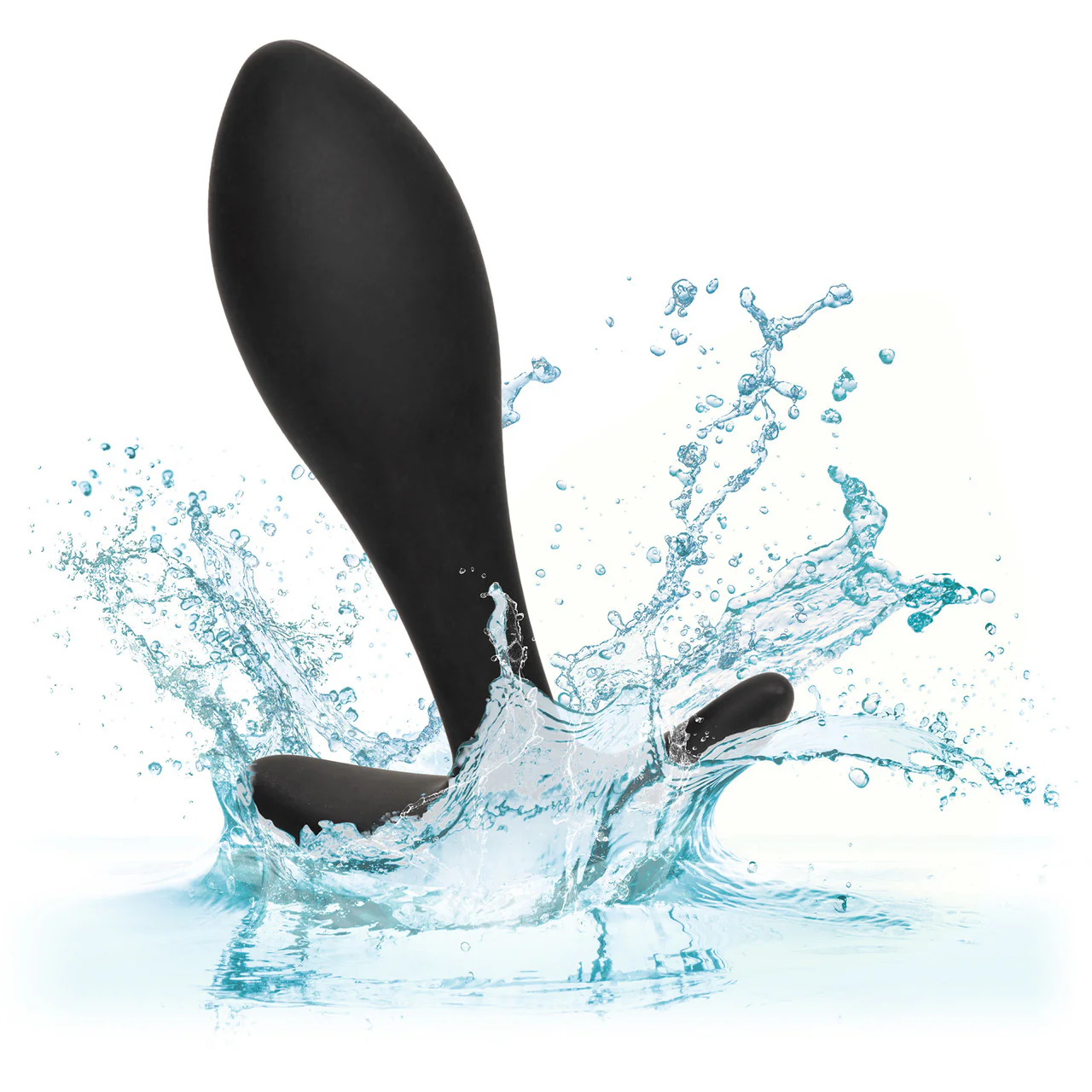 Boundless Teardrop Plug Silicone Butt Plug By CalExotics - Black - Image 6