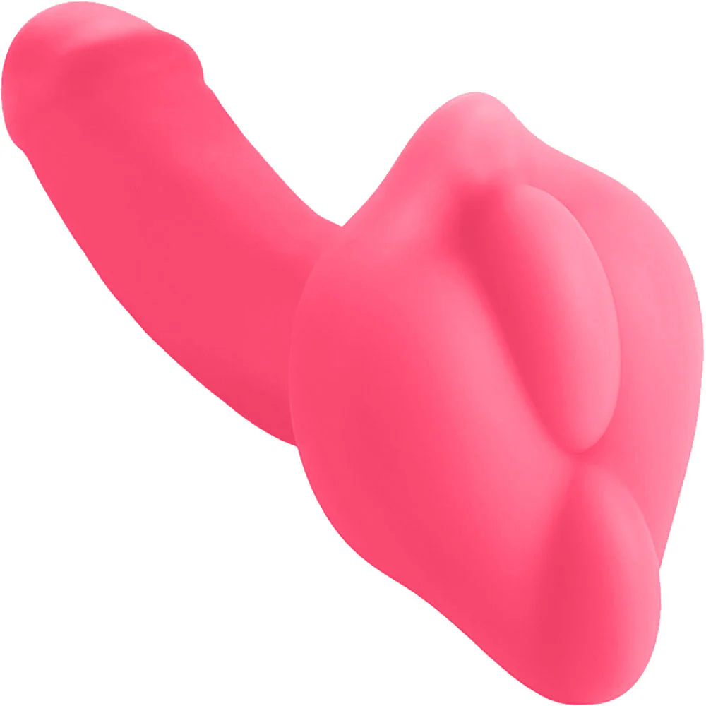 Bumpher Soft Silicone Dildo Base for Harness Play By Banana Pants - Sweet Pink - Image 2