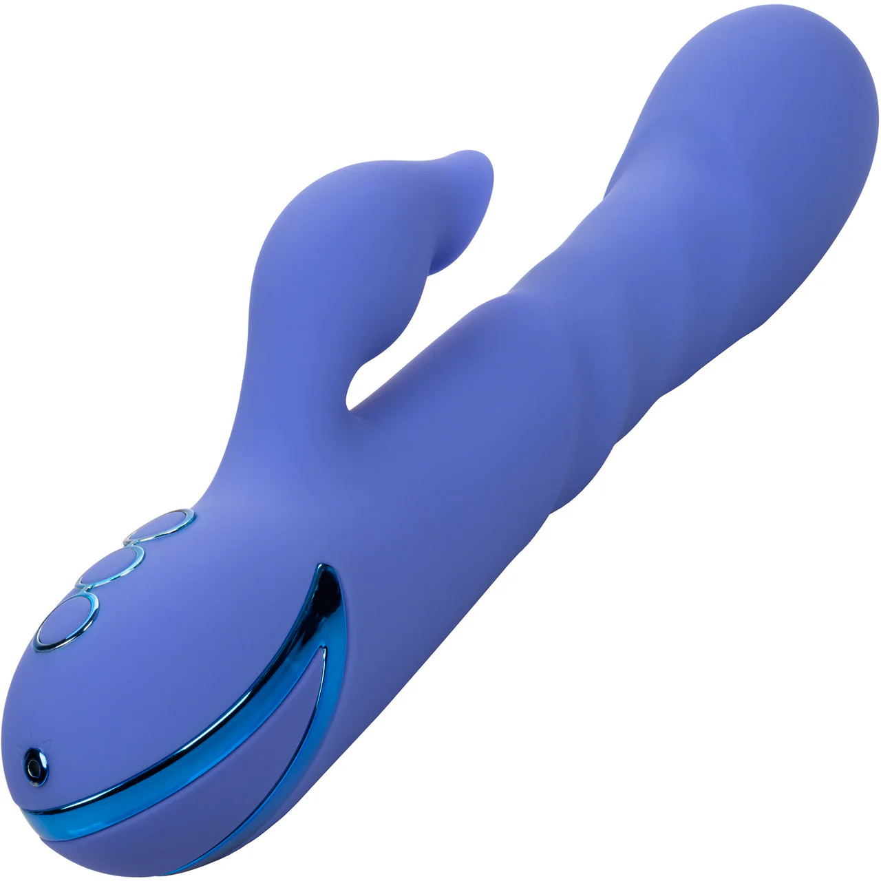 California Dreaming L.A. Love Thrusting Rabbit Style Silicone Rechargeable Vibrator by CalExotics - Image 5