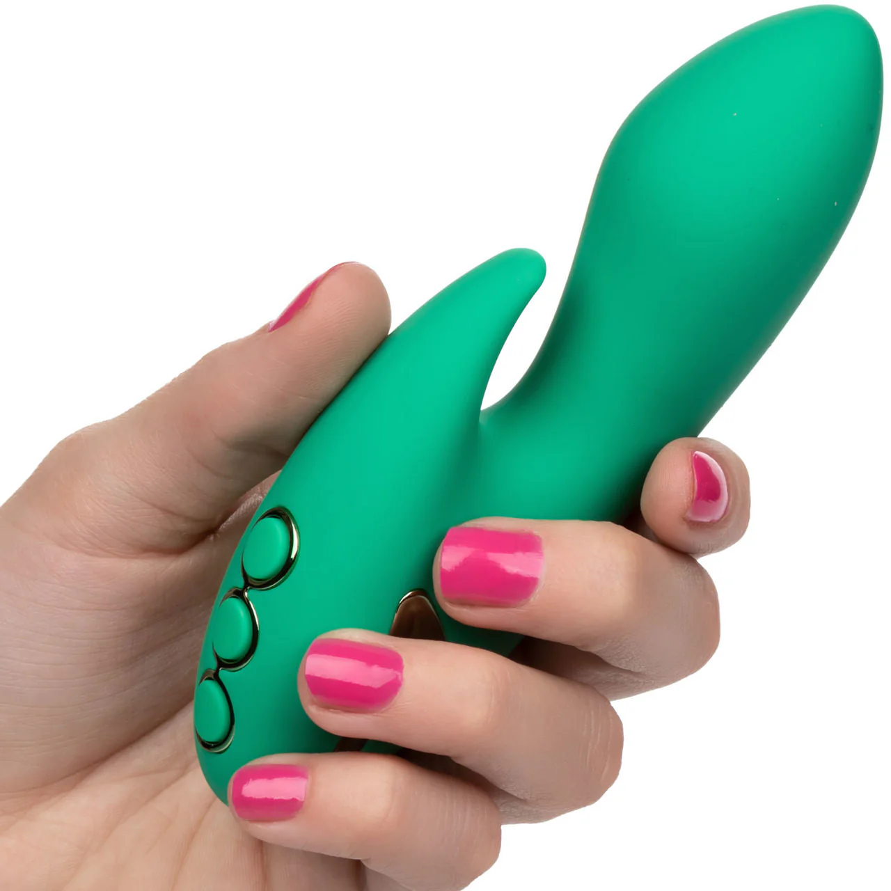 California Dreaming Sierra Sensation Silicone Waterproof Dual Stimulation Vibrator By CalExotics - Image 2