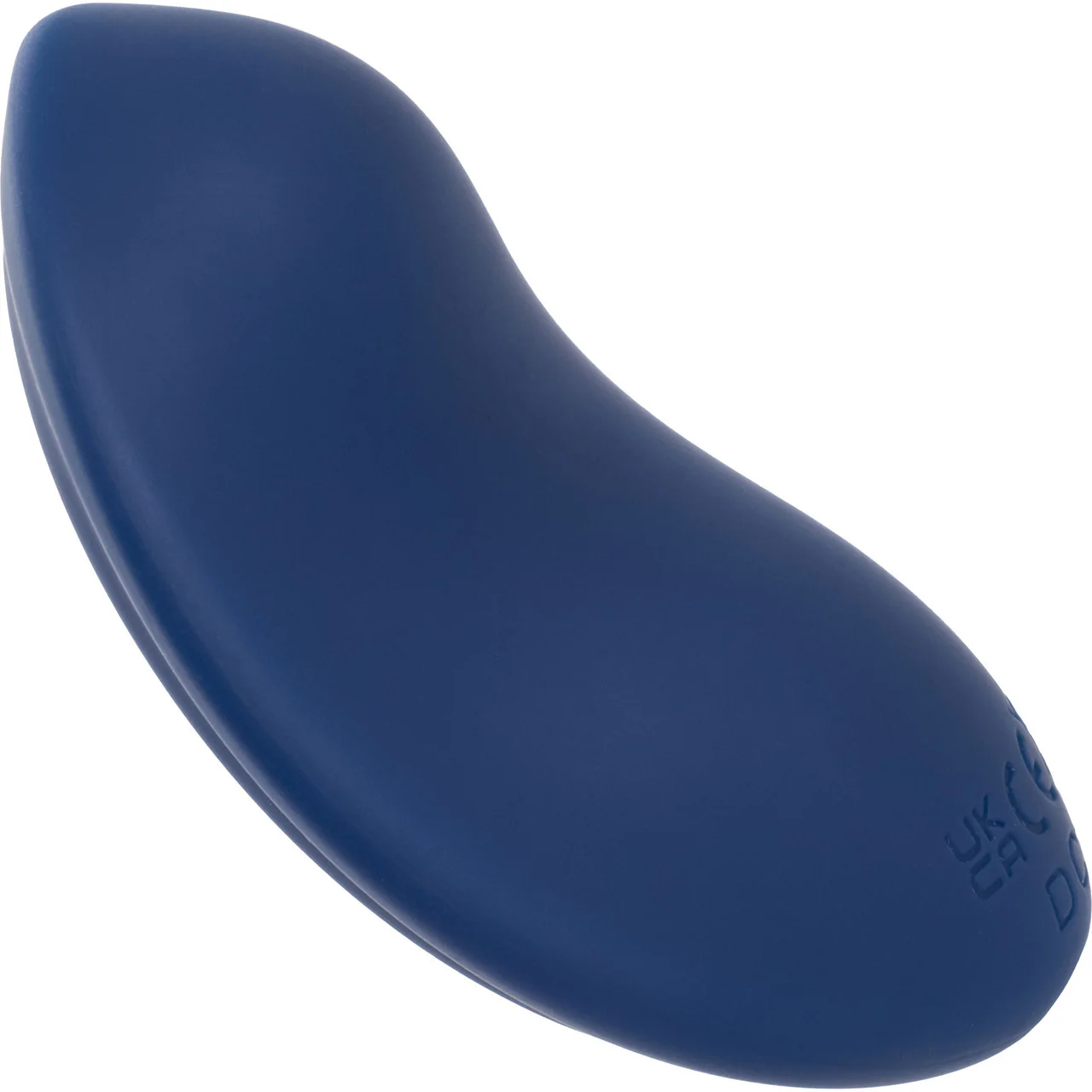 Cashmere Velvet Curve Rechargeable Waterproof Silicone Vibrator By CalExotics - Blue - Image 2