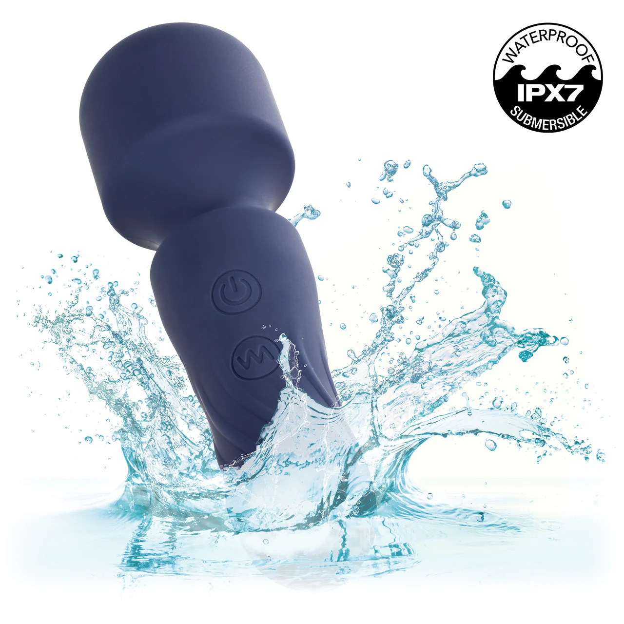 Charisma Charm Rechargeable Waterproof Silicone Mini Wand Vibrator By CalExotics - Image 6