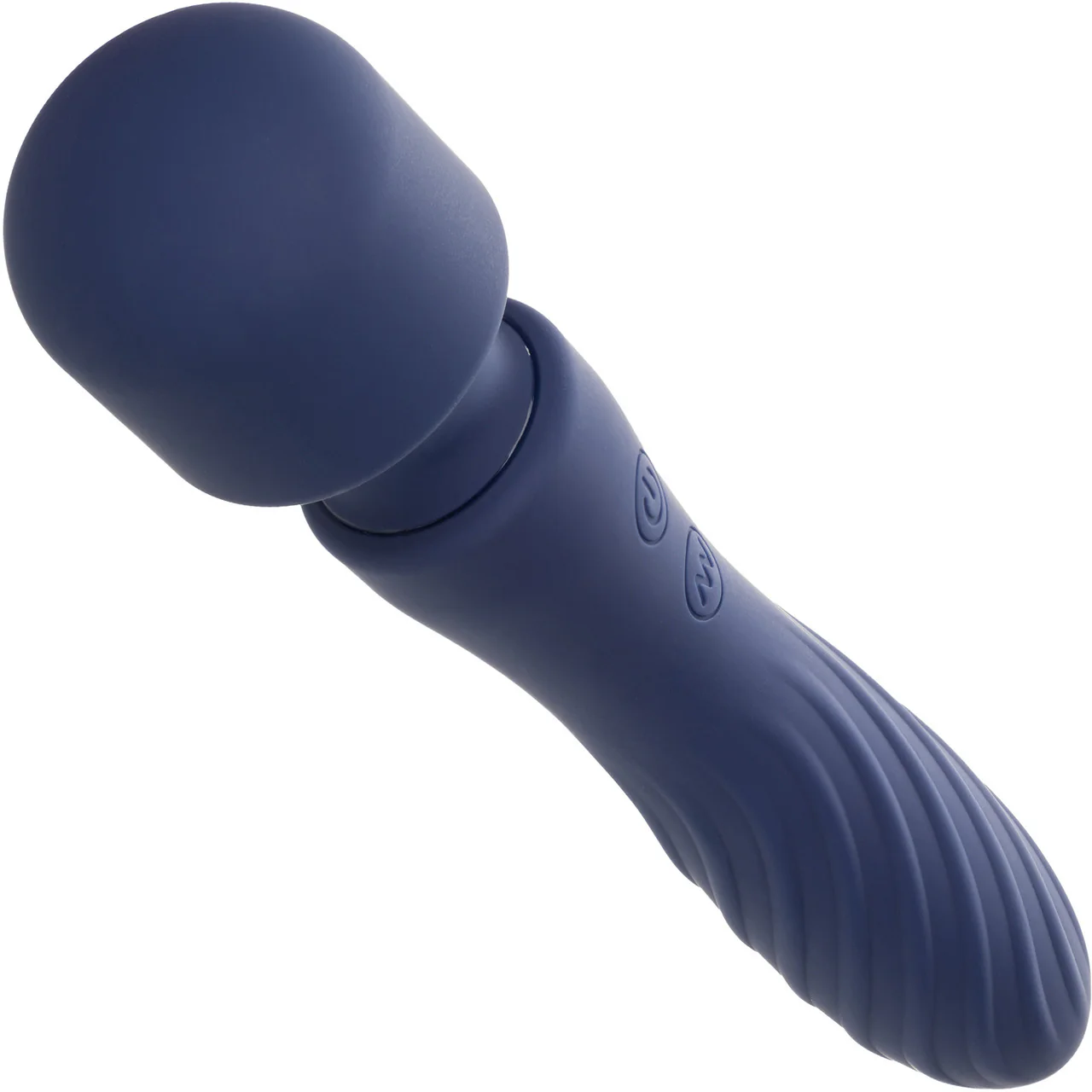 Charisma Mystique Rechargeable Waterproof Silicone Dual Motor Wand Style Vibrator By CalExotics - Image 4