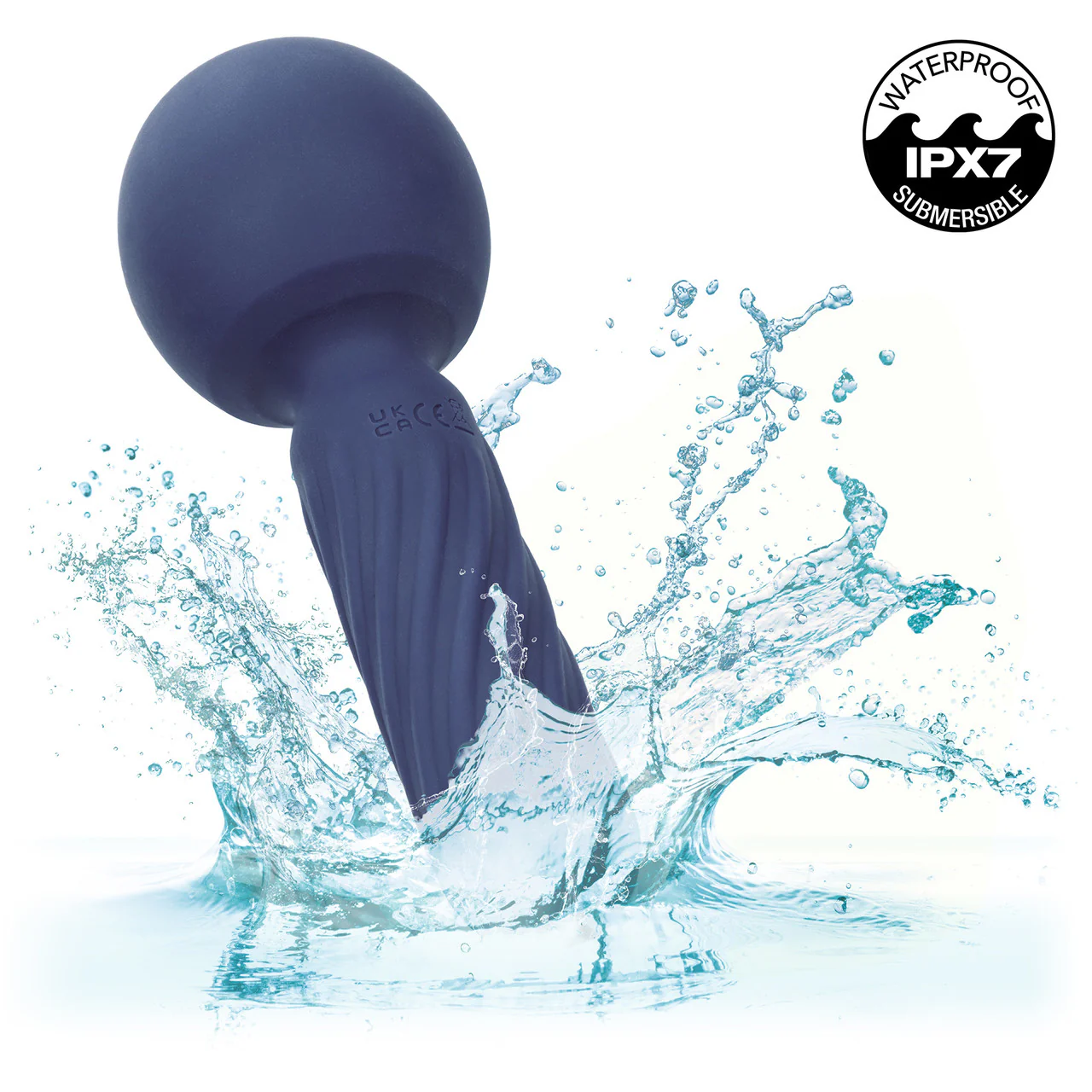 Charisma Seduction Rechargeable Waterproof Silicone Mini Wand Vibrator By CalExotics - Image 6