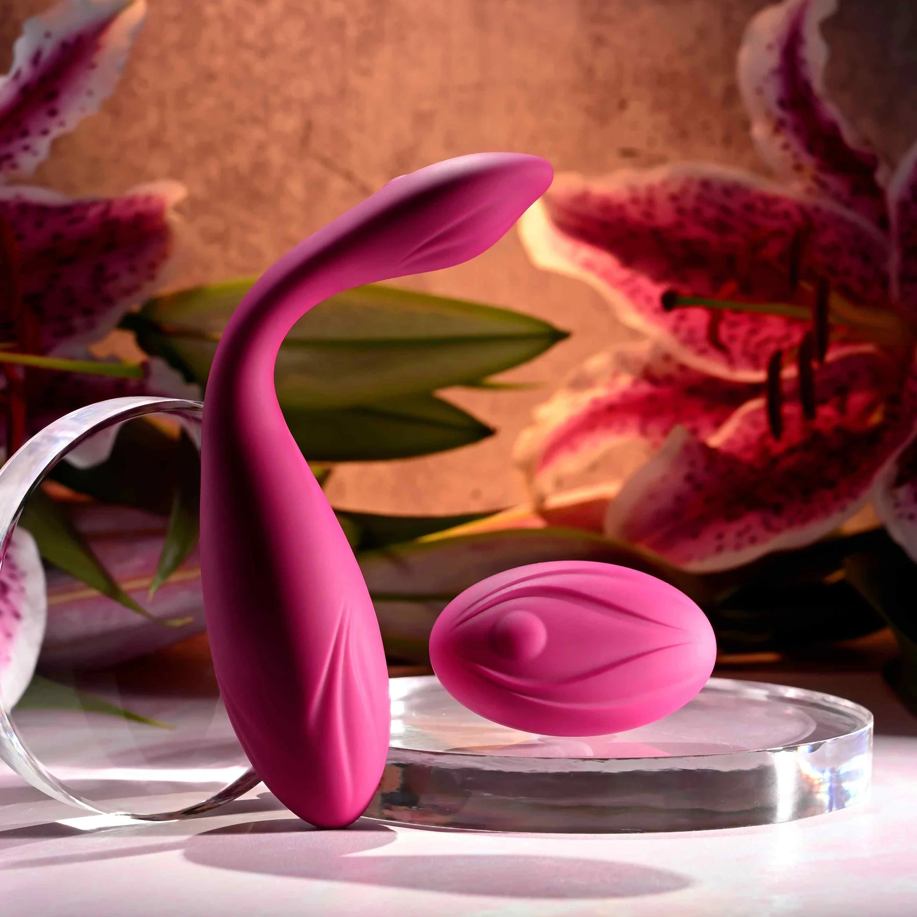 Cherry Pose Rechargeable Silicone Posable Vibrator With Remote By Evolved Novelties - Image 2