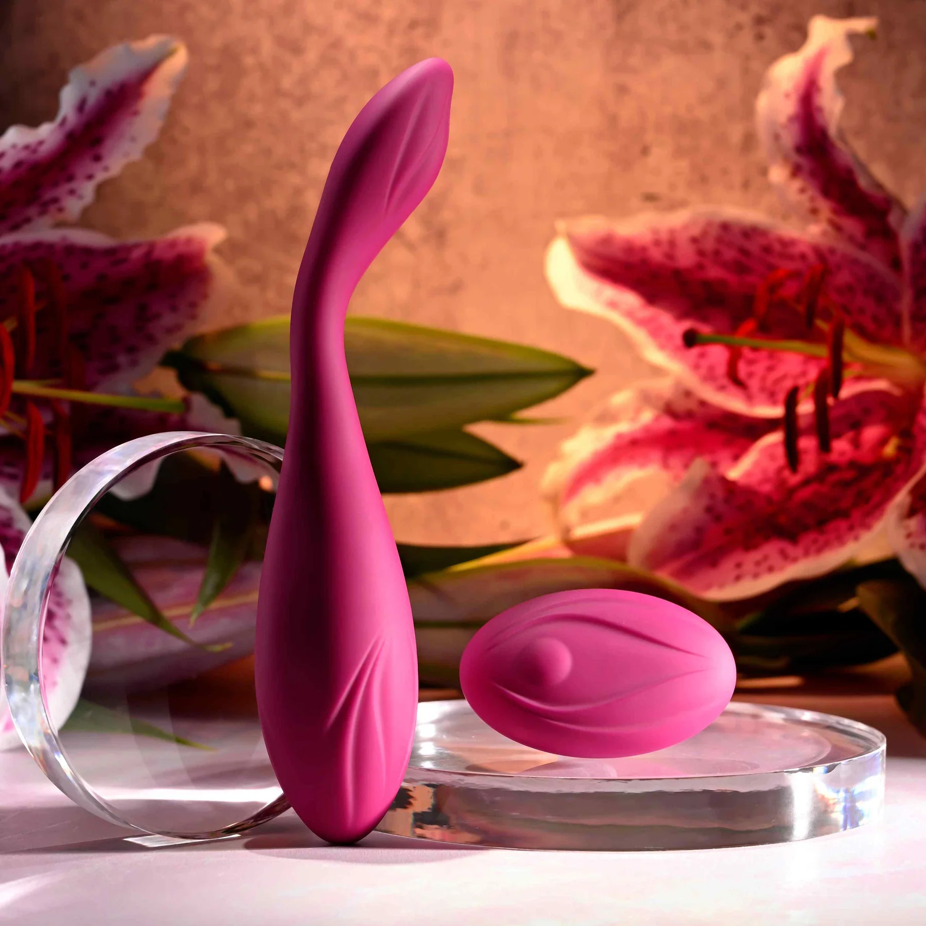 Cherry Pose Rechargeable Silicone Posable Vibrator With Remote By Evolved Novelties - Image 4