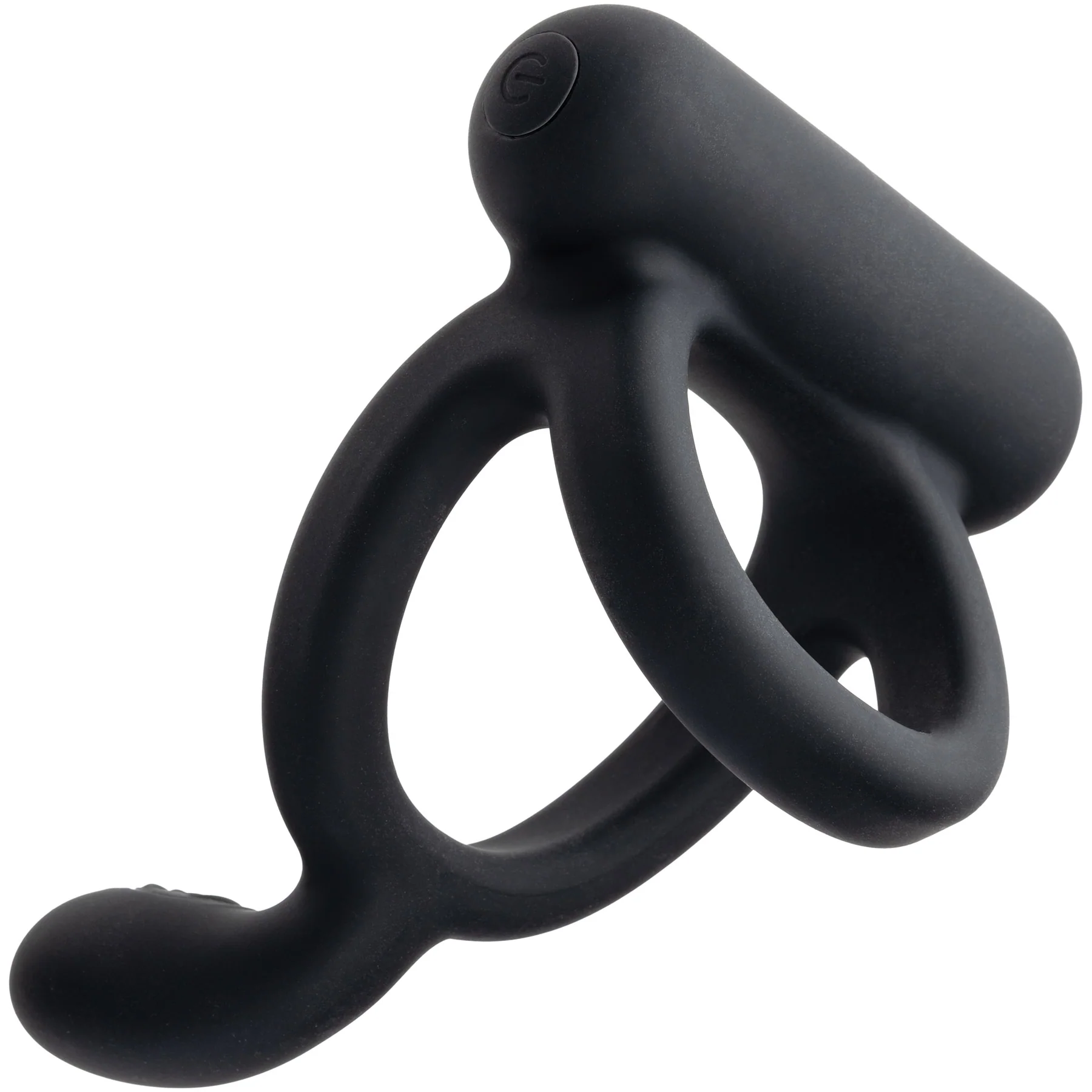 Closer™ Caress Intimate Vibrating Silicone Cock & Ball Ring