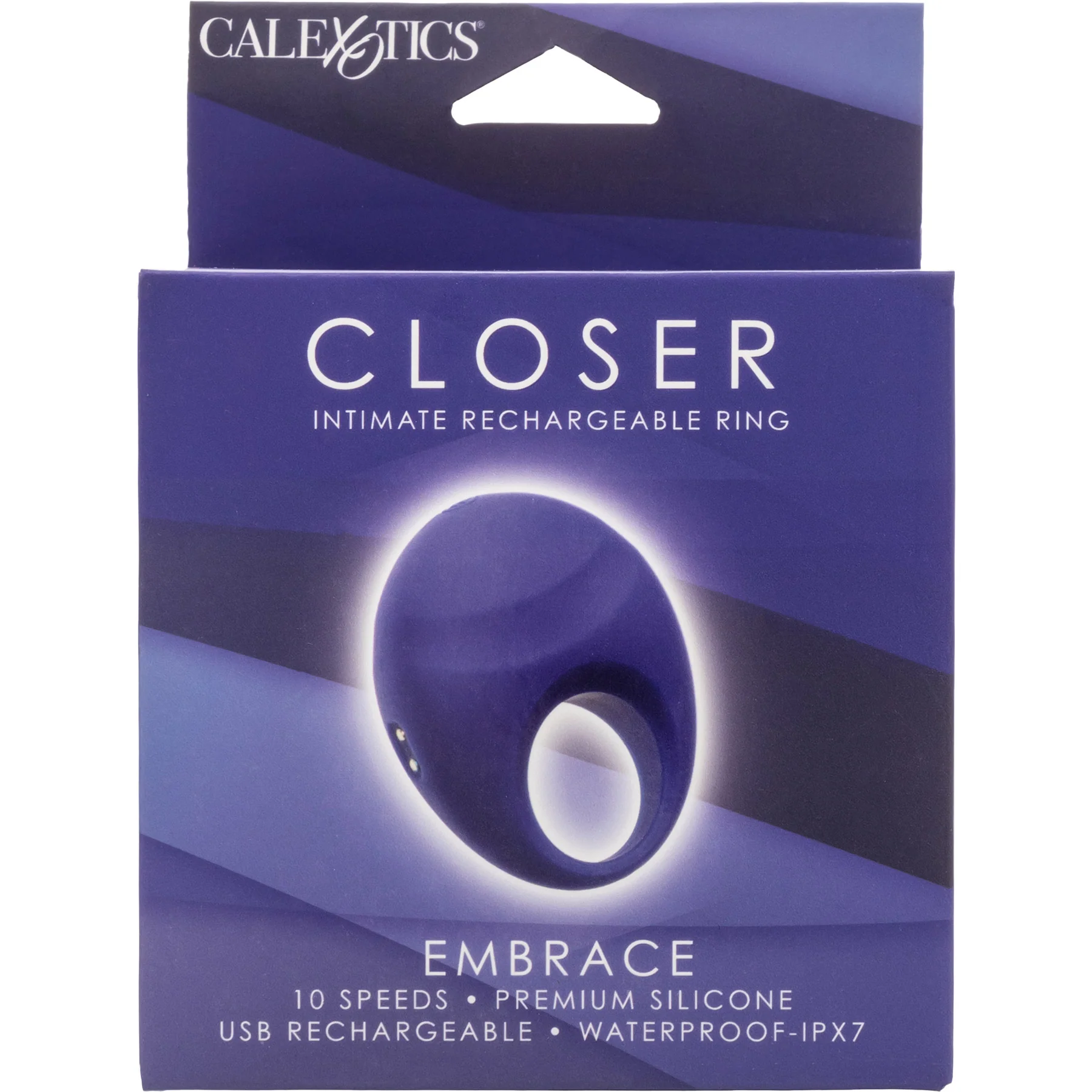 Closer™ Embrace Intimate Rechargeable Vibrating Silicone Cock Ring - Image 8
